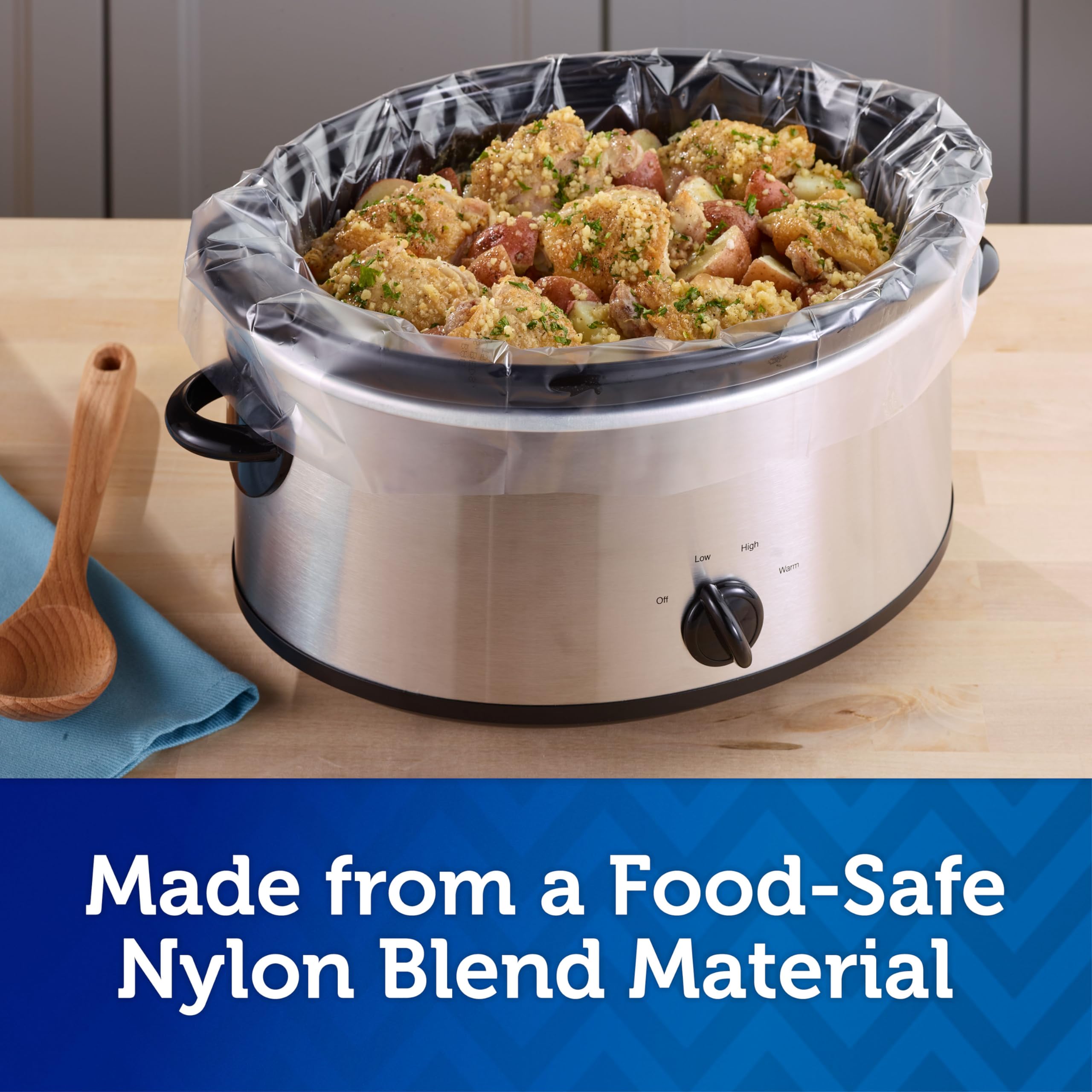 Reynolds Kitchens Slow Cooker Liners  Regular (Fits 3-8 Quarts)  4 Count (Pack of 12)  48 Total