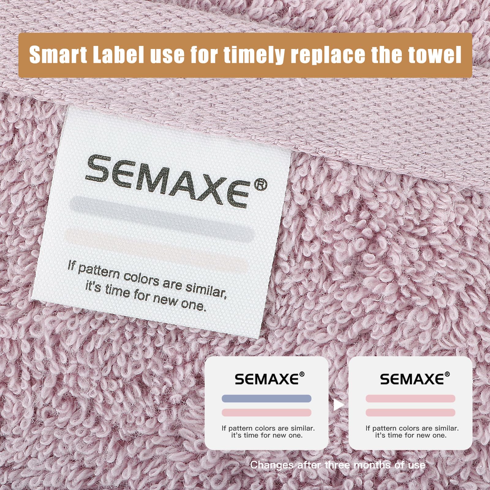 Semaxe Hand Towel For Bathroom Set Of 4,100% Cotton Purplish Red Towels With Hanging Loops, Hotel Spa Quality Absorbent Towels,