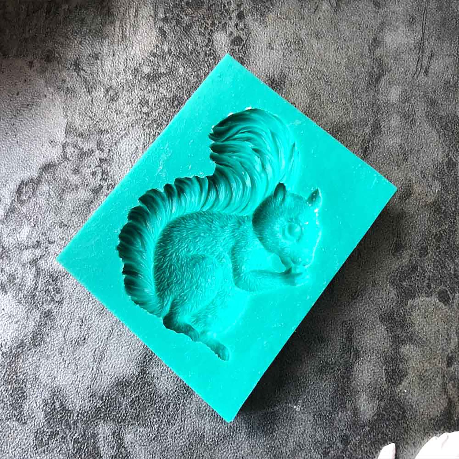 3D Animal Squirrel Silicone Mold For Diy Fondant Candy Making Chocolate Molds Lollipop Desserts Ice Cube Gum Clay Soap Biscuit P