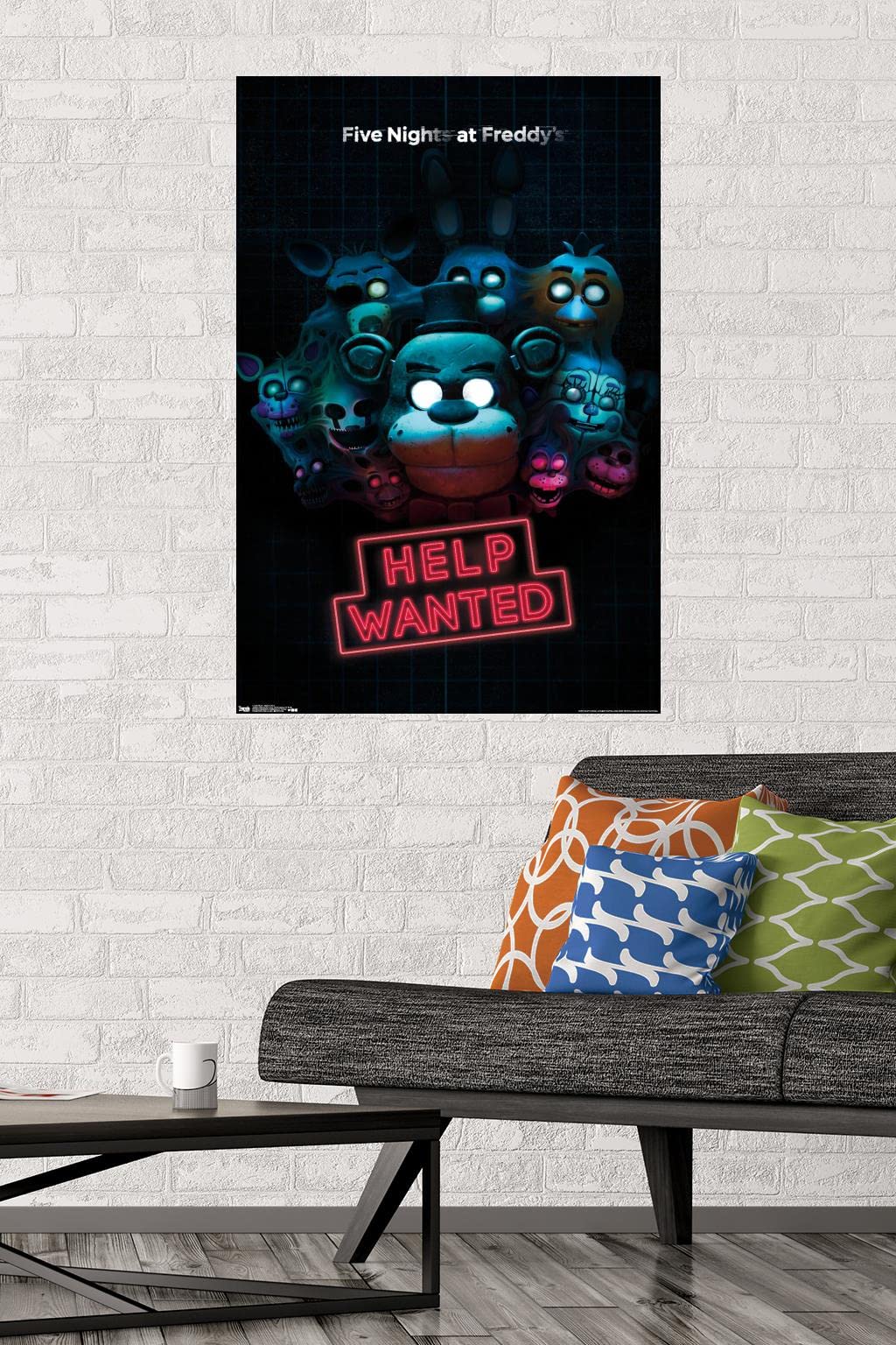 Trends International Five Nights At Freddy'S - Help Wanted Wall Poster, 22.375'' X 34'', Unframed Version