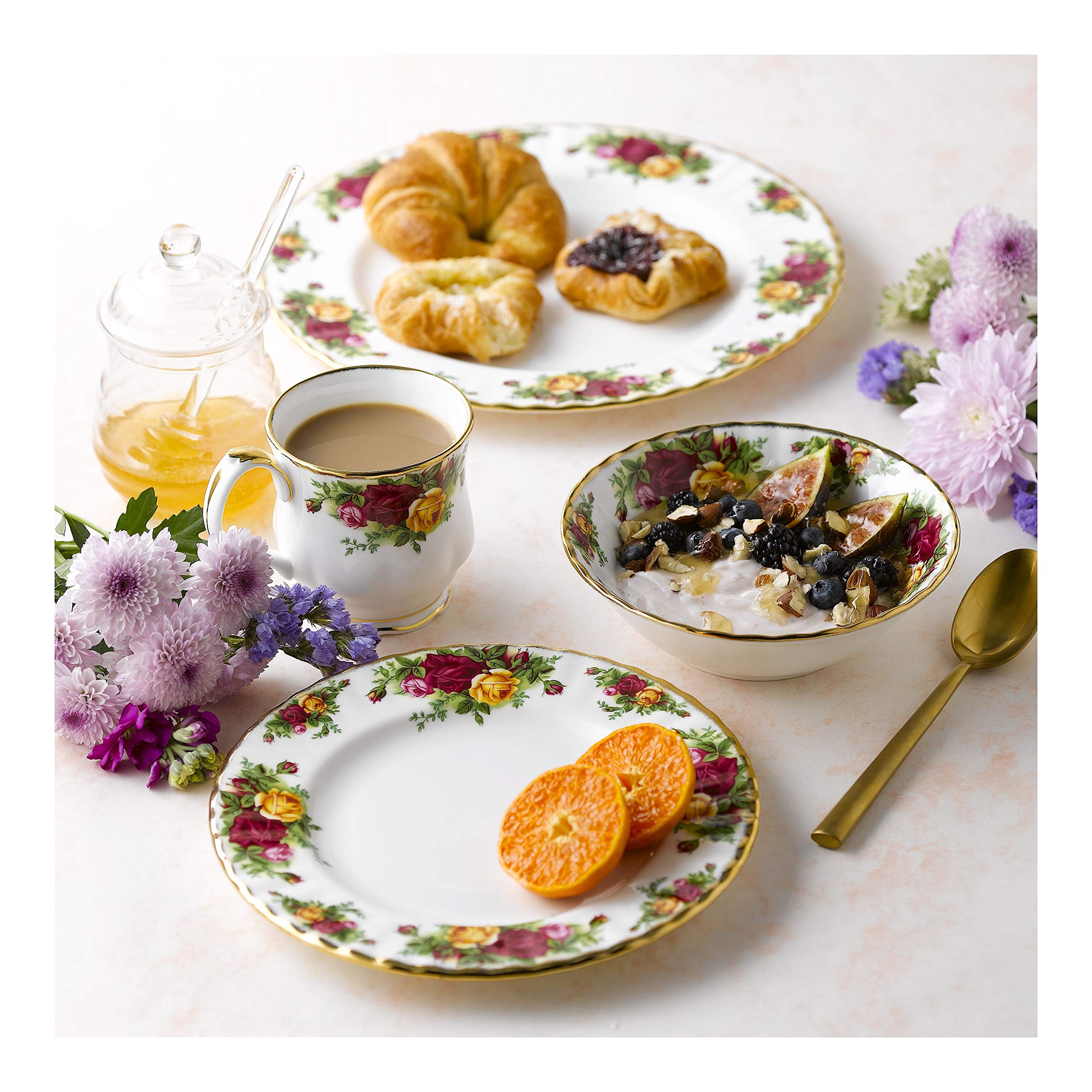 Royal Albert 40020915 Old Country Roses Bowl, Multicolor ,10''