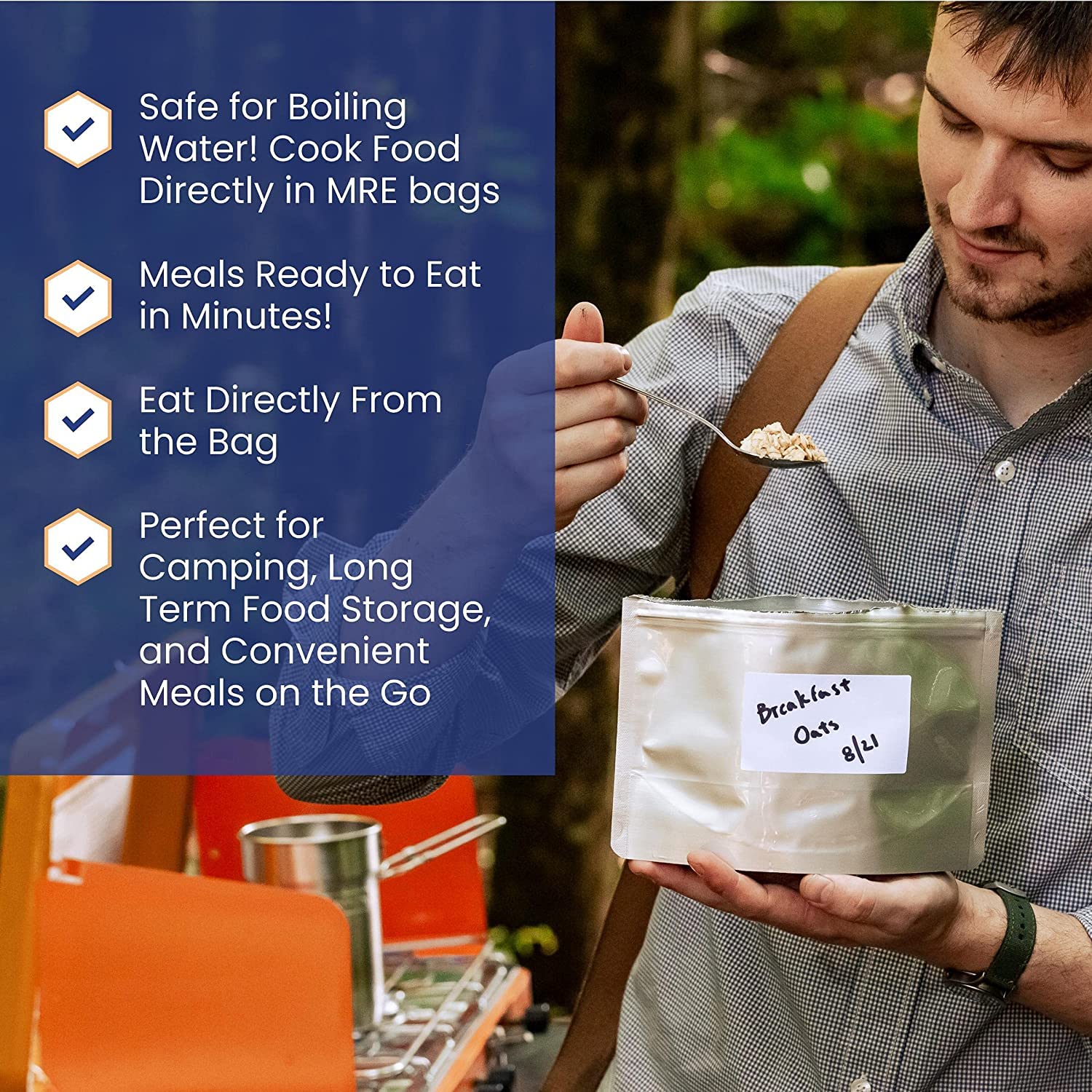 Wallaby Mre Mylar Bag Bundle - 30X (7.5 Mil - 6.5'' X 8.5