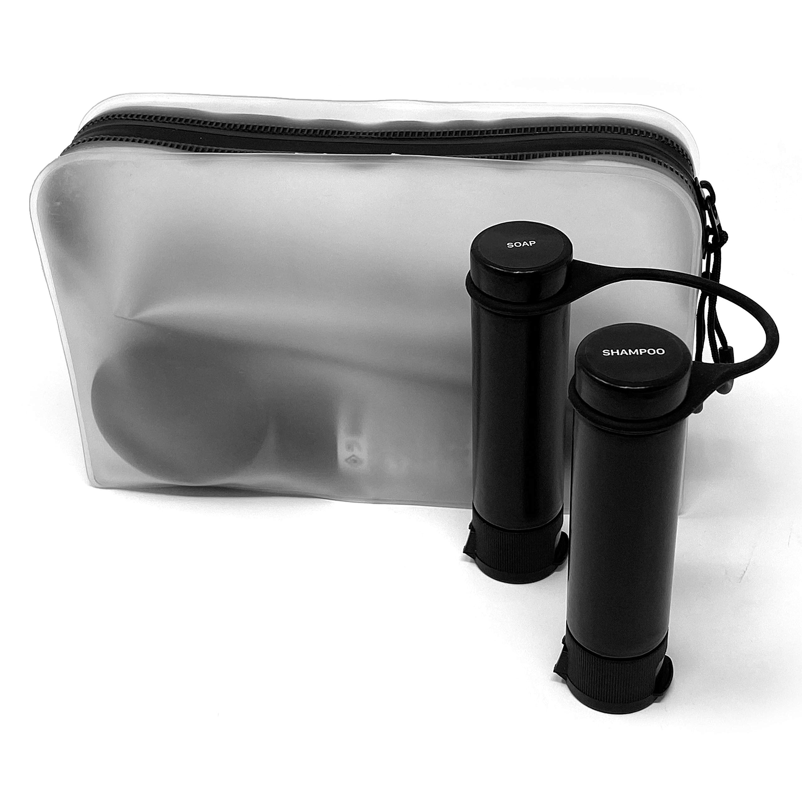 Ilovehandles Nunchucks Travel Bottles, Leakproof Refillable Tsa Approved Travel Containers, Squeezable Tubes For Travel, Gym, To