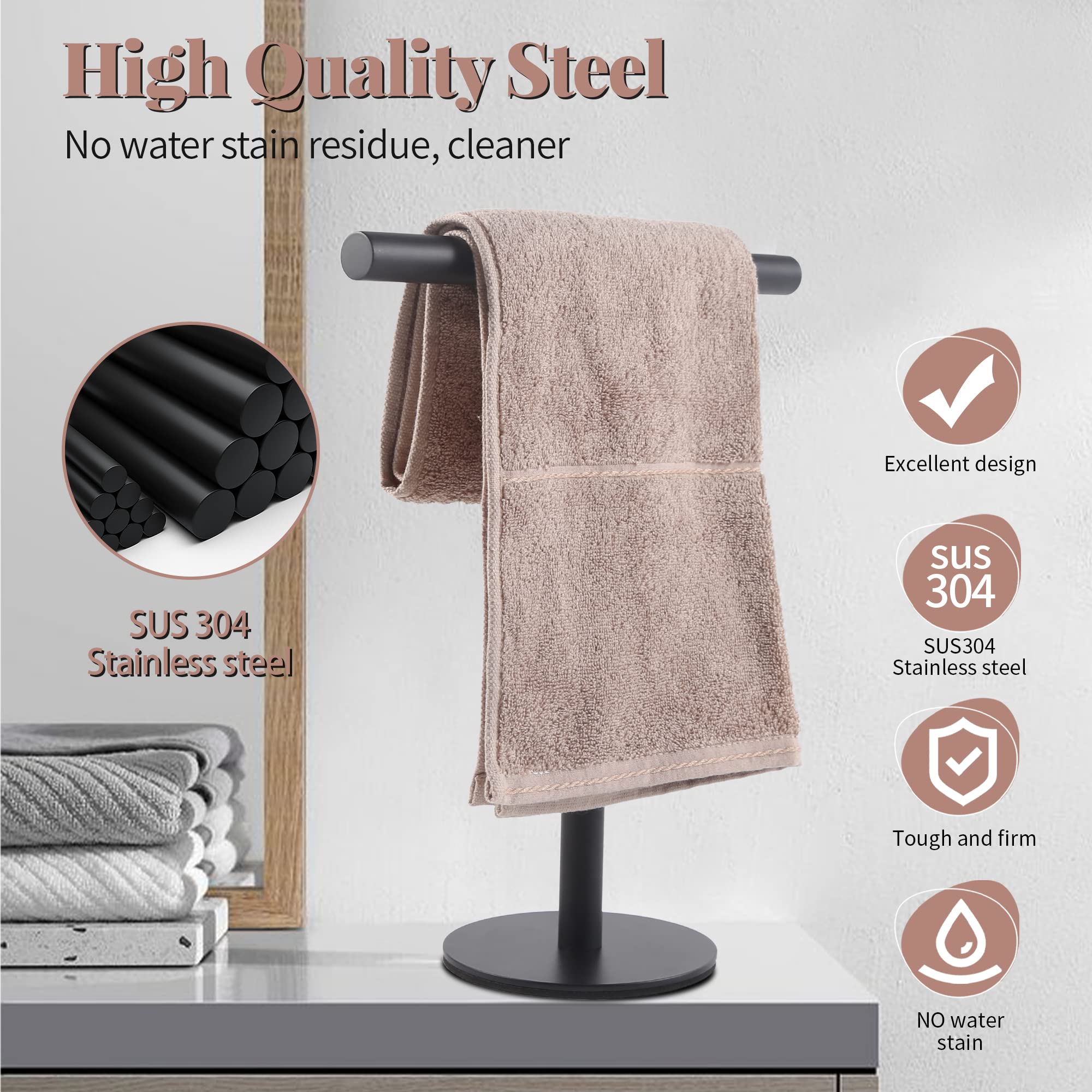 Bathroom Hand Towel Holder Stand