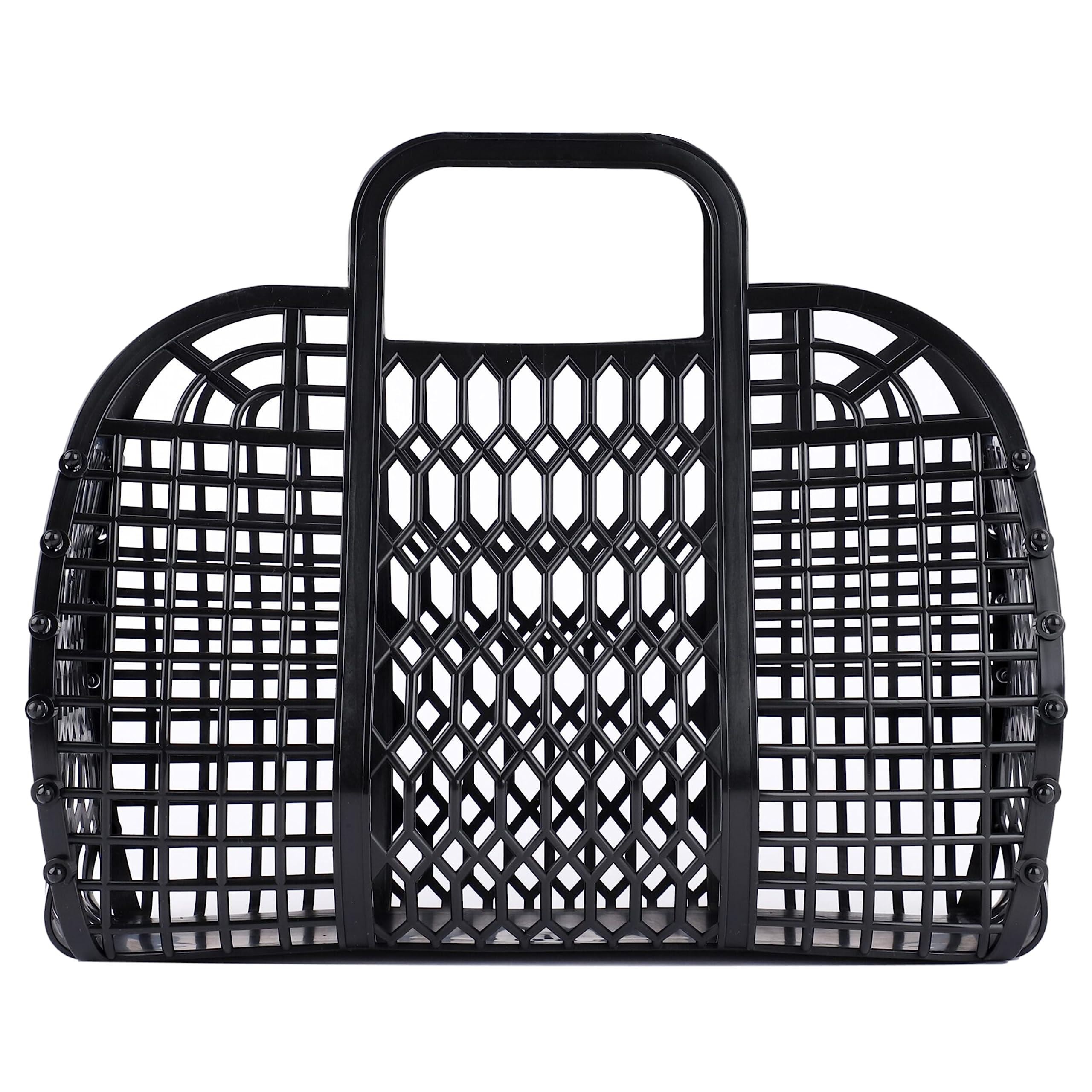 Babana Jelly Bags - Reusable Gift Basket - Girls Beach Bag - Toddler, Kids Jelly Purse - Halloween, Bridal, Easter Basket (Small