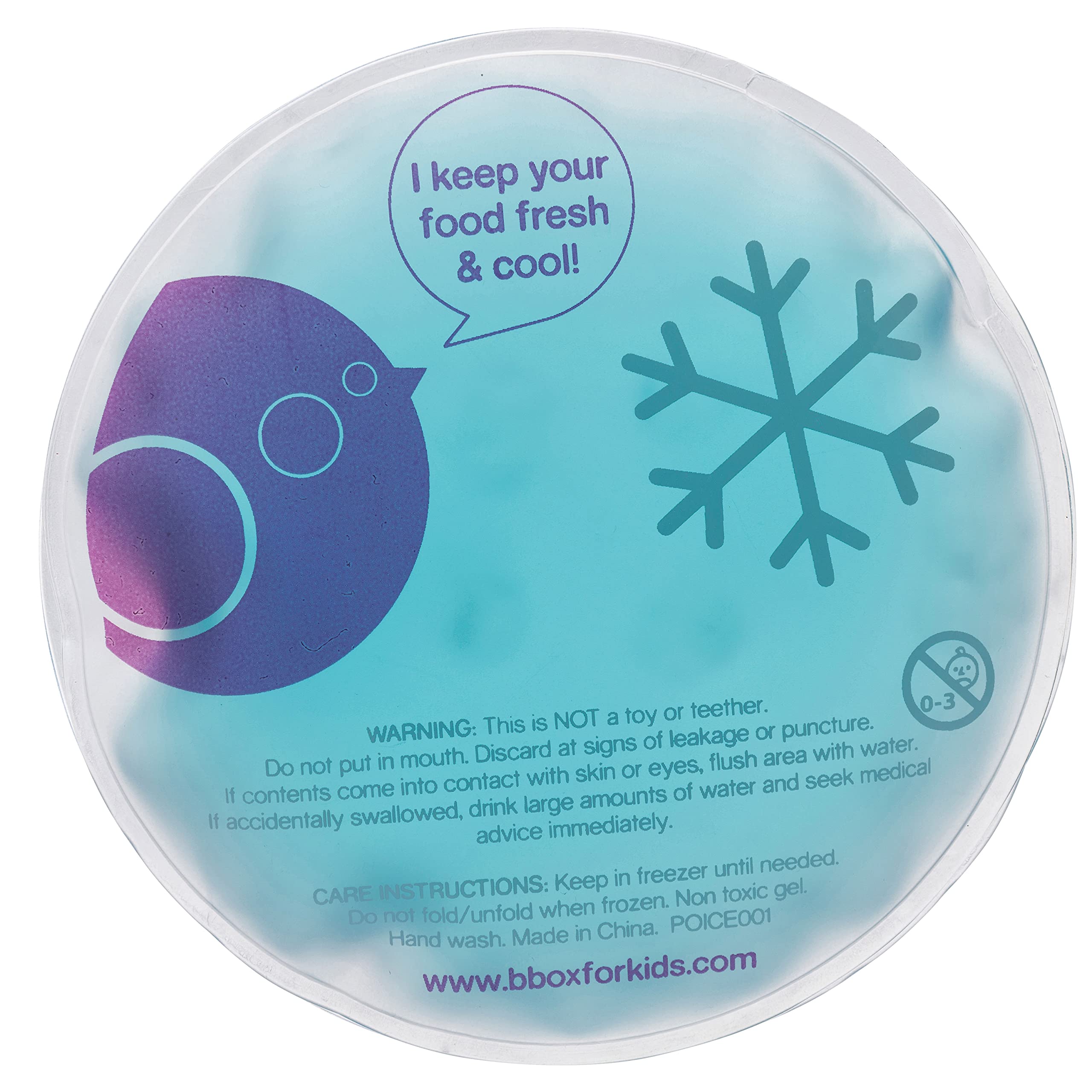 B.Box Gel Cooler Twin Pack | Fits In Lunchbox | Reusable Gel Ice Pack For Bento Boxes And Lunchbags | Great For Soothing Boo Boo