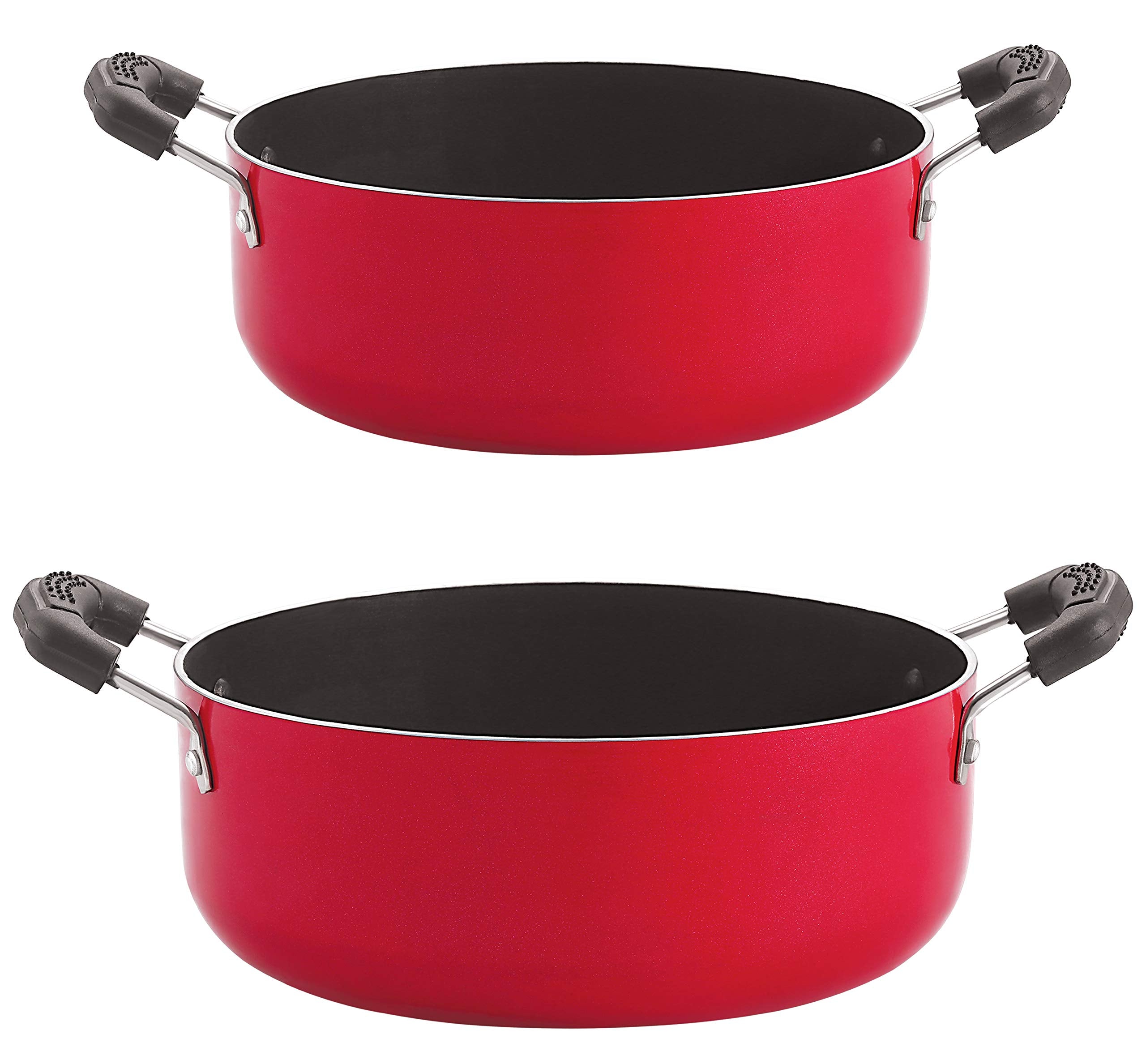 Nirlon NonStick Aluminium Casserole Combo Set, 2 Piece