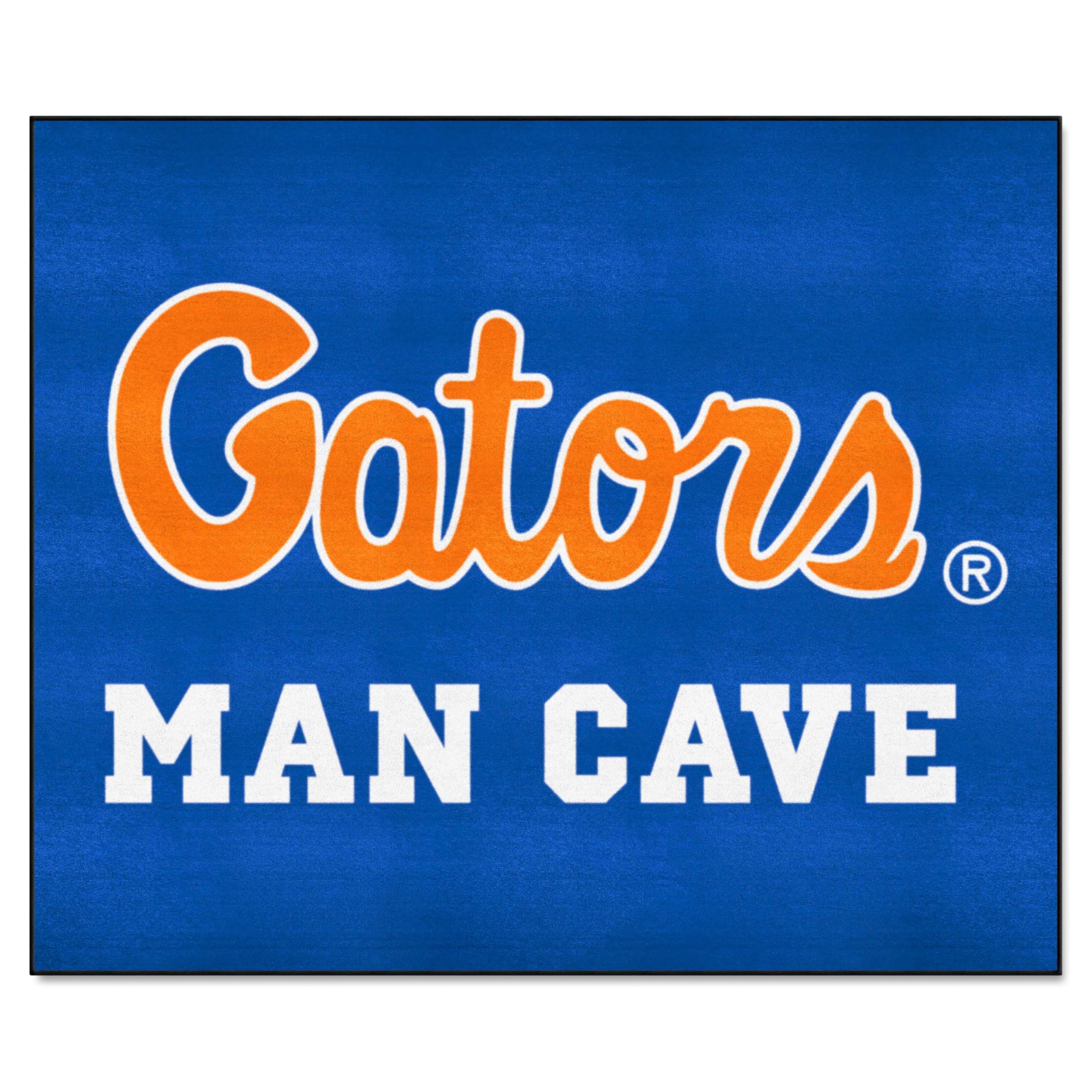 FANMATS 22324 Florida Gators Man Cave Tailgater Rug - 5ft. x 6ft. Sports Fan Area Rug, Home Decor Rug and Tailgating Mat - Gator