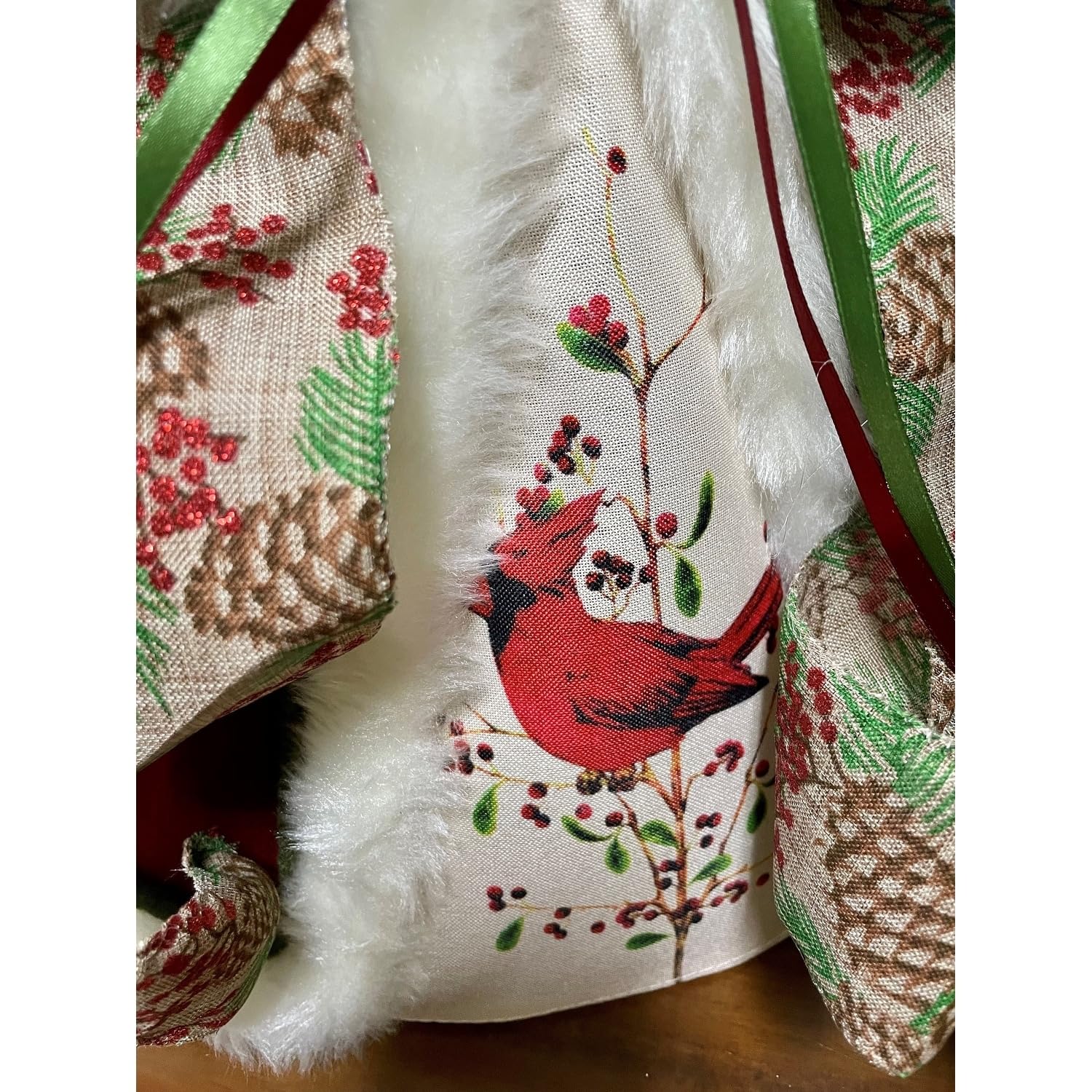 16 Cardinal Angel Tree Topper