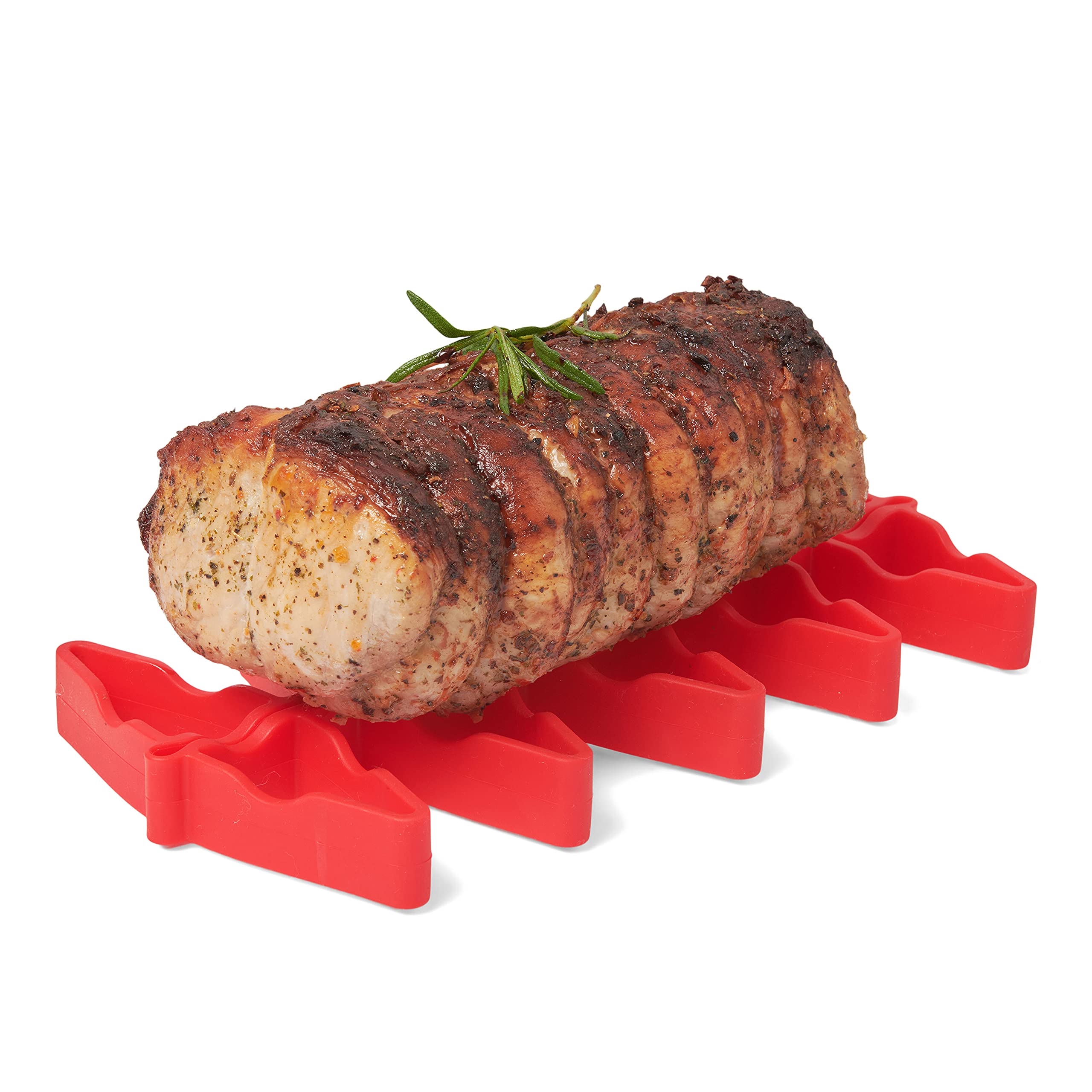 Cuisipro Silicone Dual Cooking Trivet, 7.5 X 7 X 1In, Red