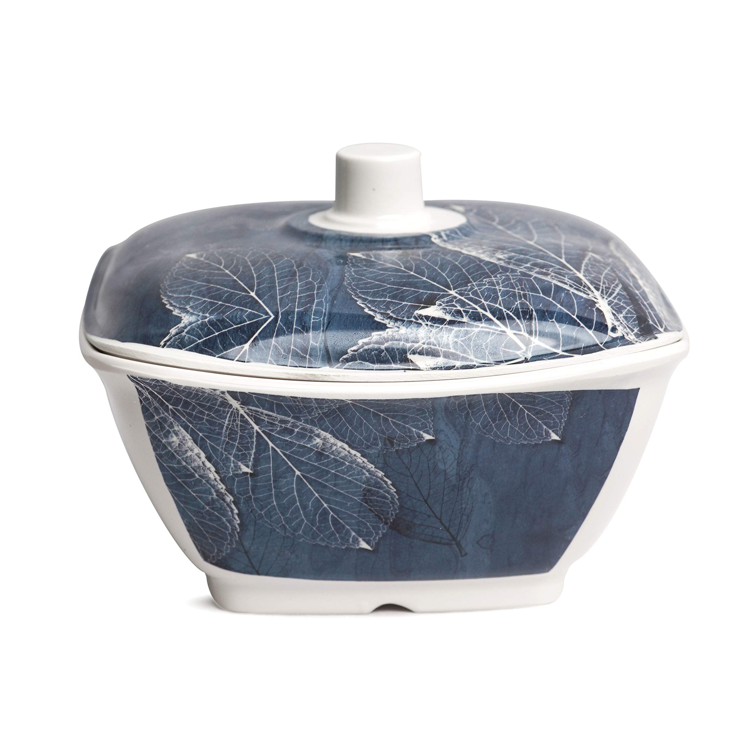 Bataniya Melamine Dinner Set - Set Of 40, Blue