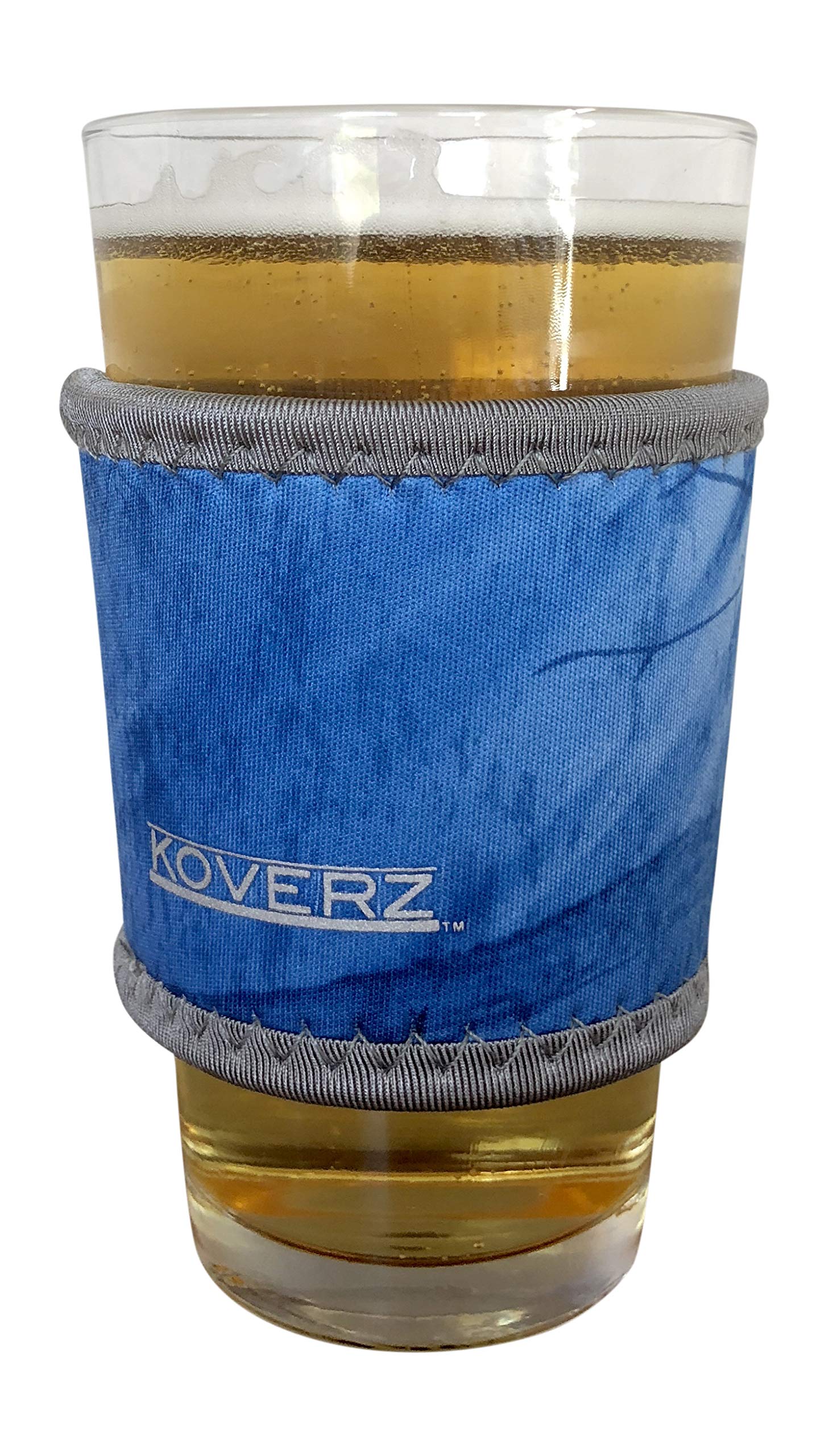 Koverz Neoprene Coffee Sleeve, Cup Grip, Drink Holder, Pint Sleeve - Carbon Fiber