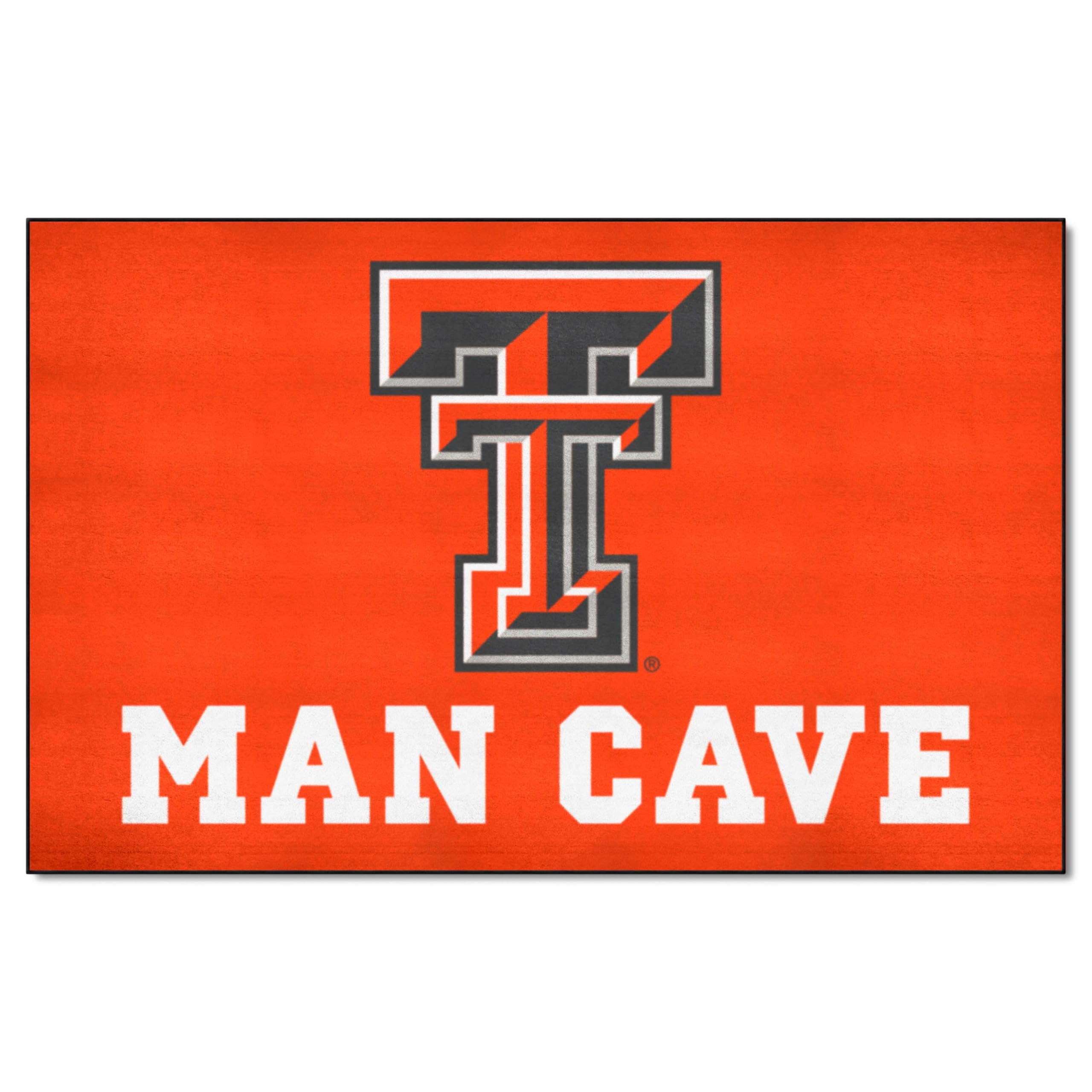 FANMATS 14615 Texas Tech Red Raiders Man Cave UltiMat Rug - 5ft. x 8ft. | Sports Fan Area Rug, Home Decor Rug and Tailgating Mat