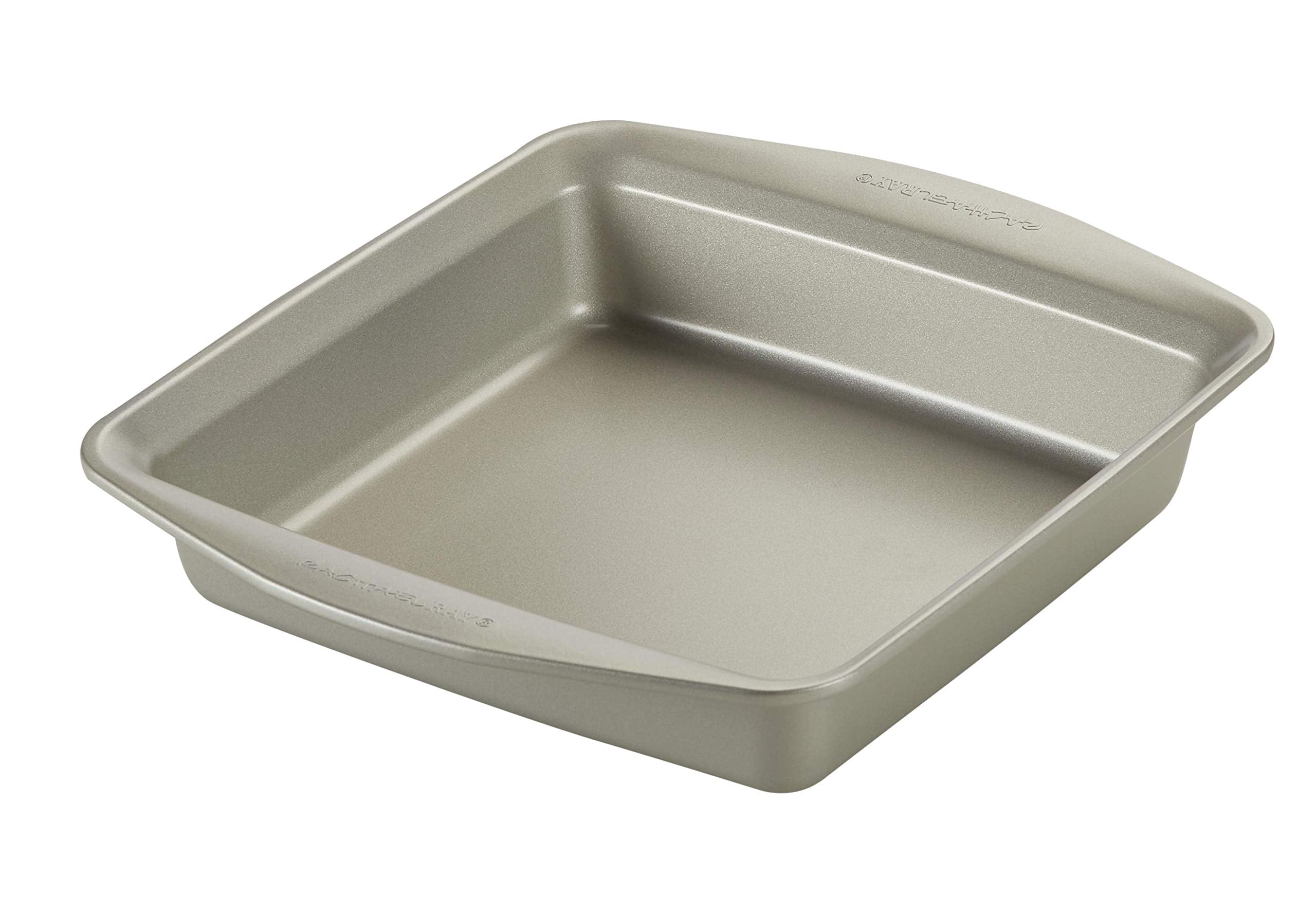 Rachael Ray Nonstick Bakeware Set Without Grips Includes Nonstick Bread Pan, Baking Pans, Cake Pans, Cookie Sheet / Baking Sheet