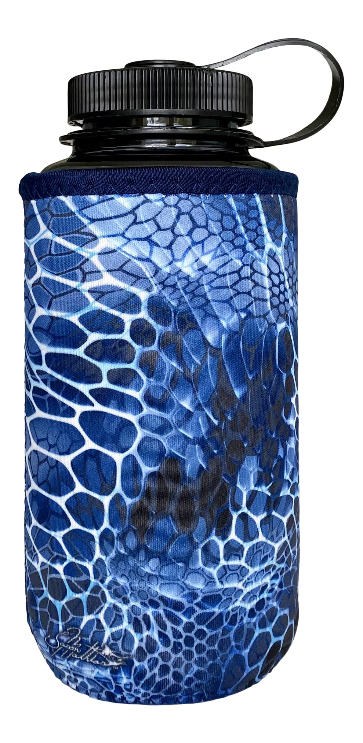 Koverz Xl Neoprene 32-40 Oz Water Bottle Insulator Cooler Coolie - Blue Aquatint By Jason Mathias