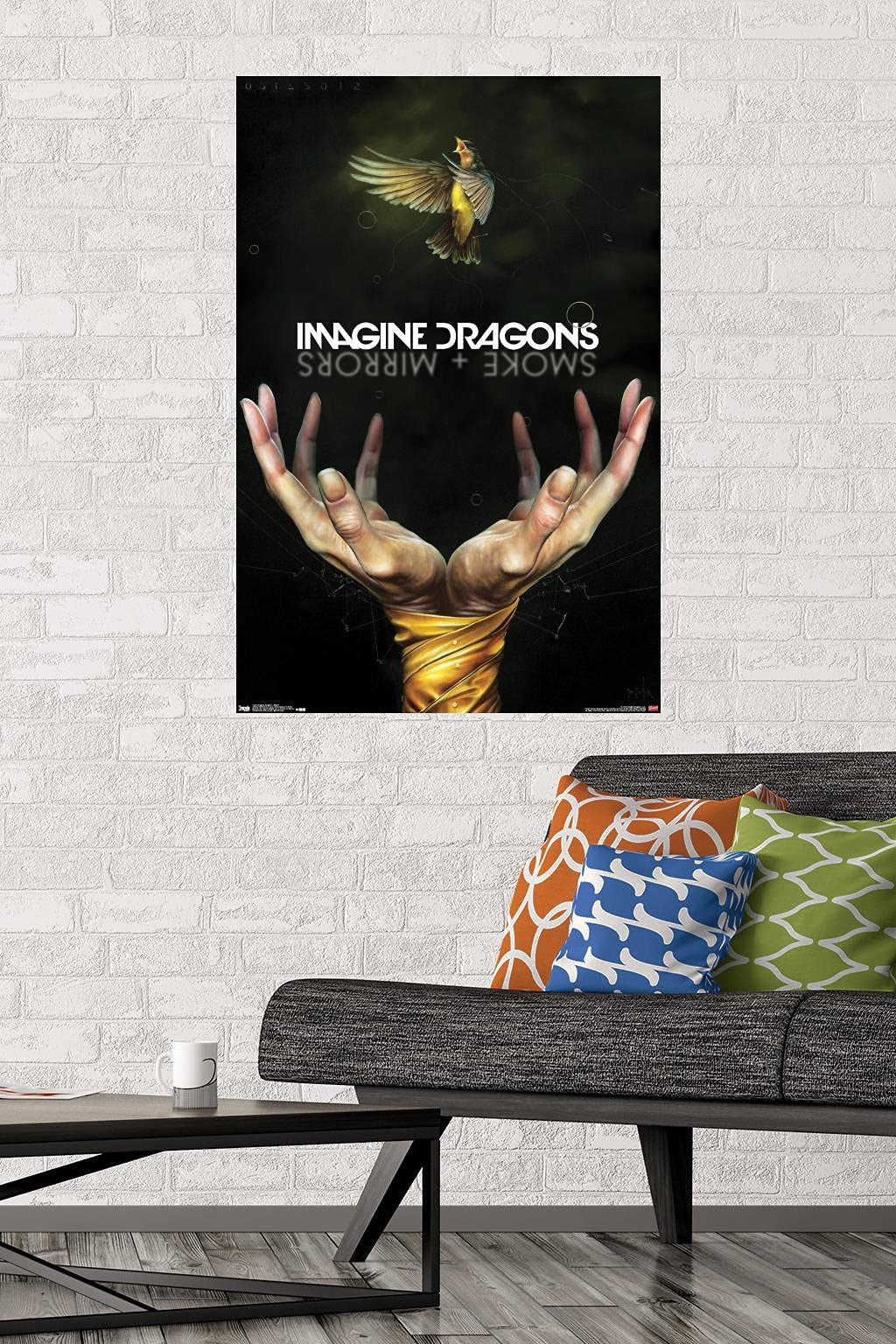 Trends International Imagine Dragons - Smoke Wall Poster, 22.375'' X 34'', Premium Unframed Version