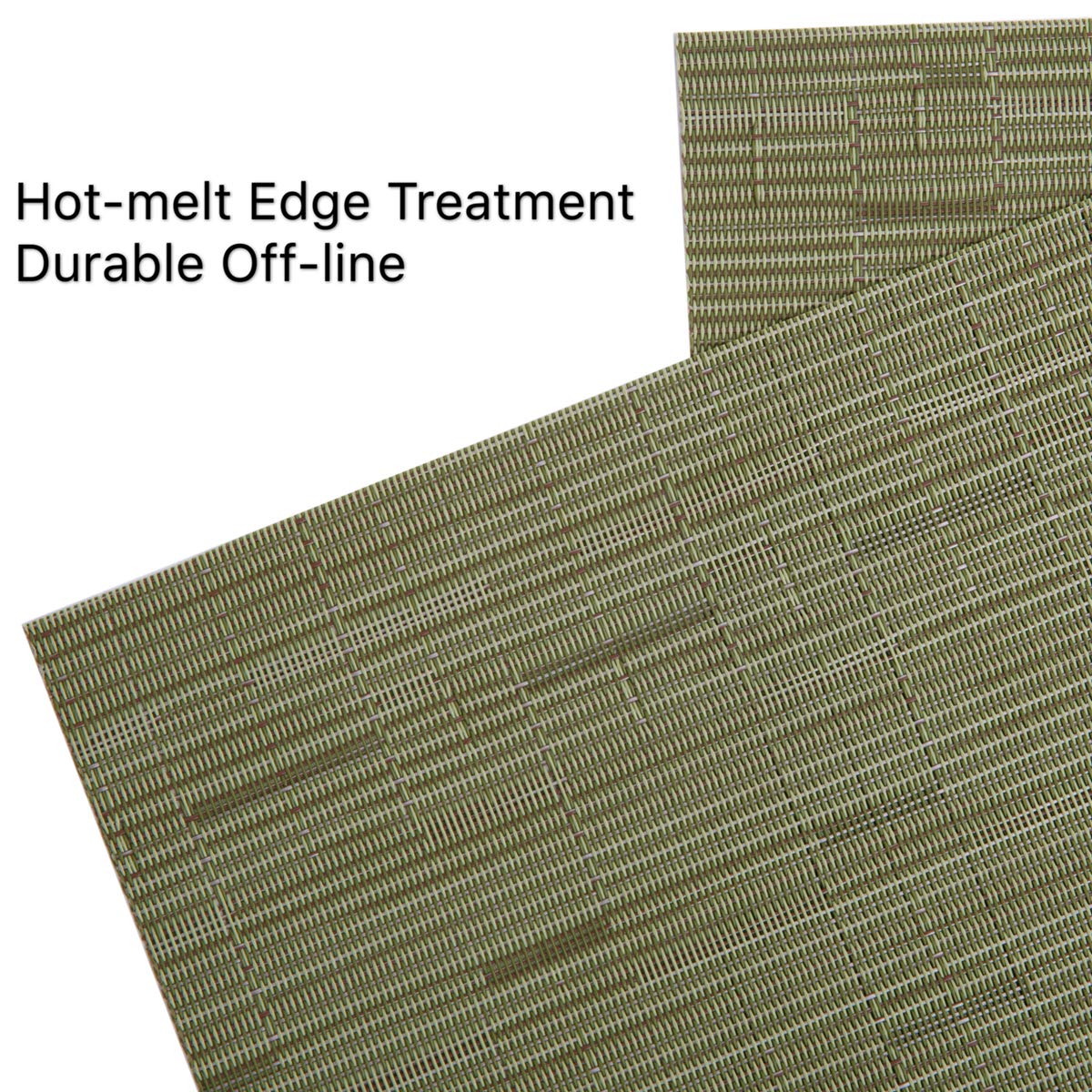 Myir Jun Place Mats, Table Mats Set Of 4 Indoor Placemats Washable Non-Slip Heatproof Woven Placemats For Dining Table Fabric Pl