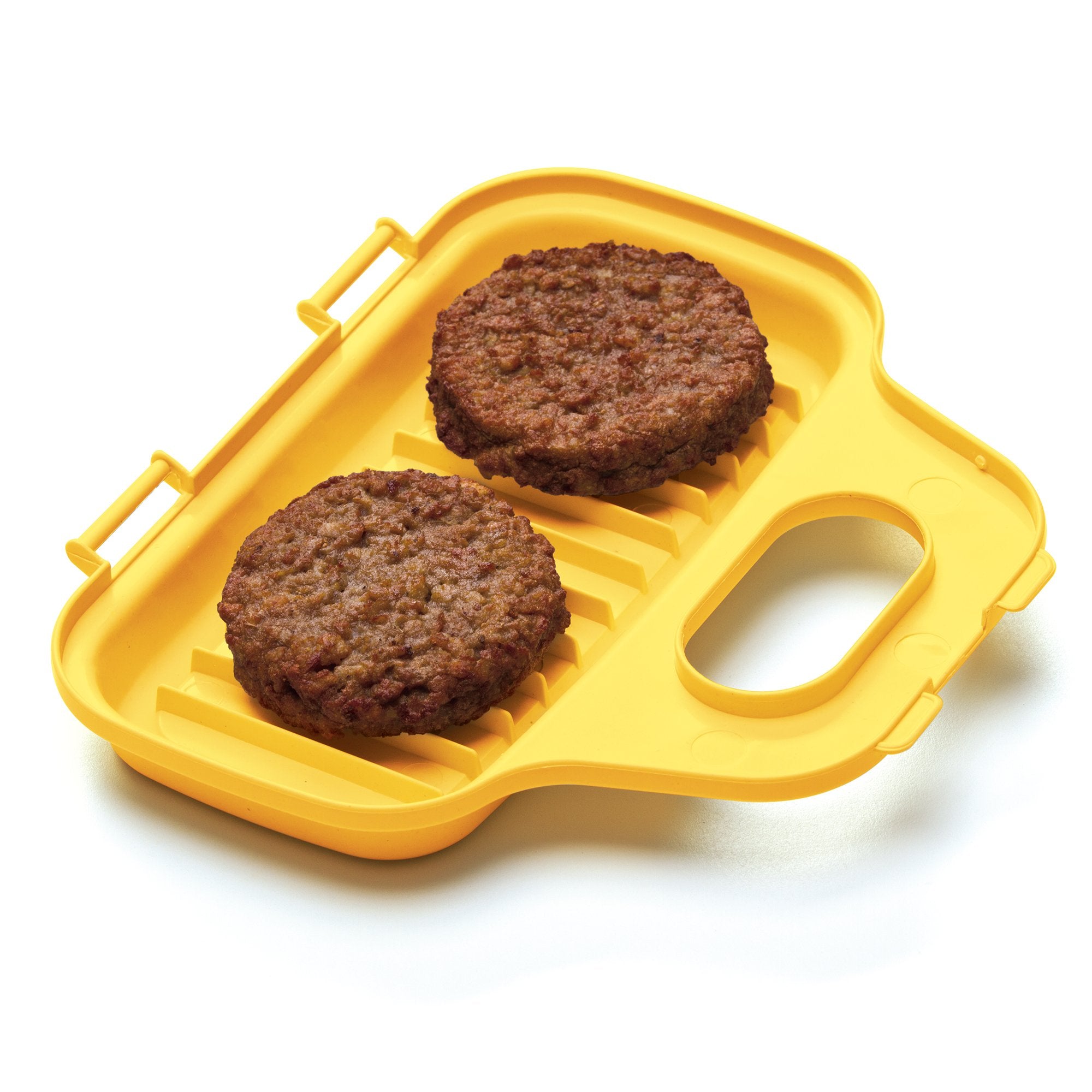 Progressive International Prep Solutions Microwave Egg Poacher, Yellow Easy-To-Use, Low-Calorie Breakfasts, Lunches And Dinner,