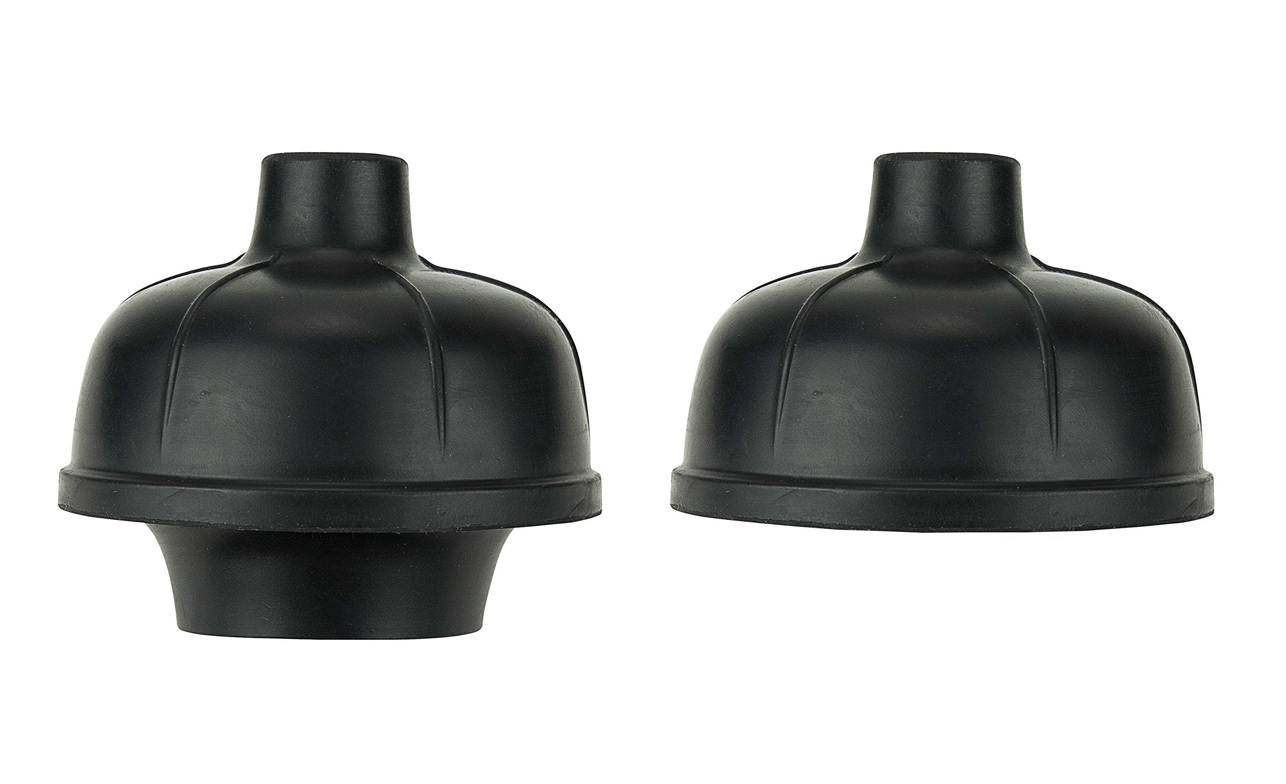 Steadmax Heavy Duty Toilet Plunger, Commercial Grade Double Thrust Force Rubber Cup With Wood Handle, 2 Pack (22'')