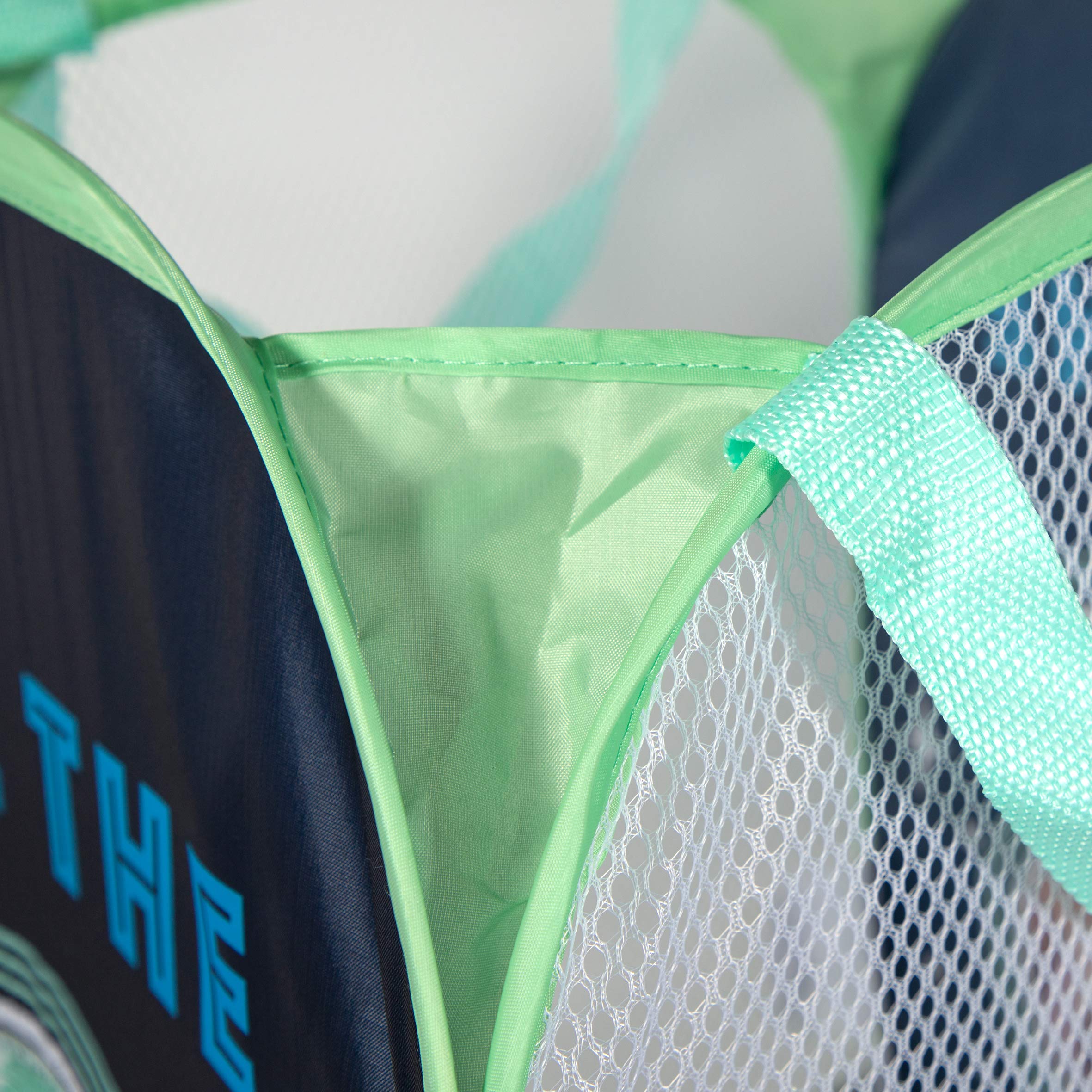 Star Wars The Mandalorian The Child Pop Up Hamper - Mesh Laundry Basket/Bag with Durable Handles - Features Baby Yoda Grogu (Official Star Wars Product)