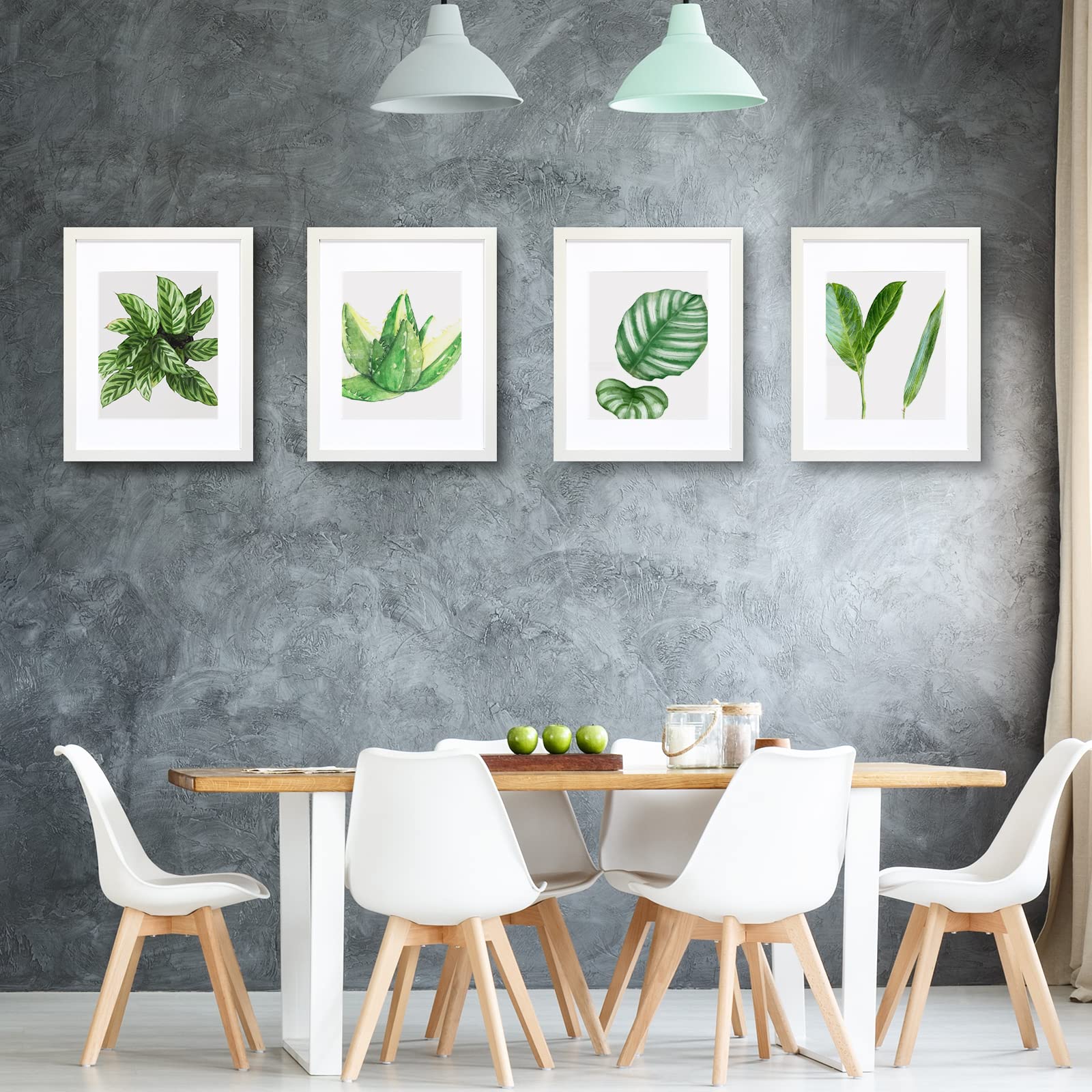 Seseat 11X14 Picture Frames White Display Pictures 8X10 With Mat Or 11X14 Prints Without Mat, Wall Mounting, 6Pcs
