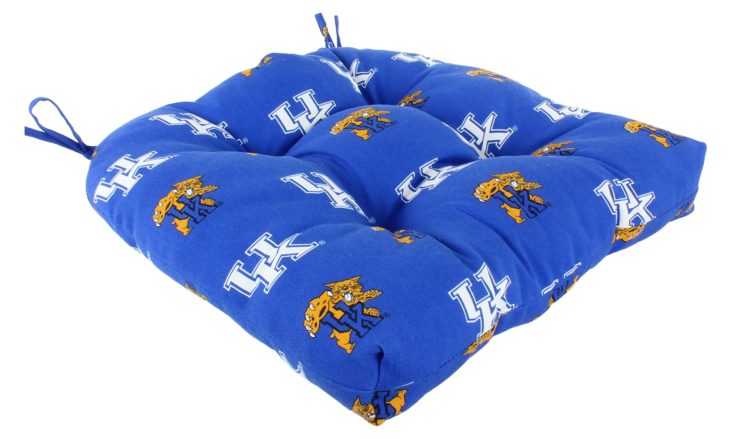 College Covers Comfyseat College Indoor/Outdoor Seat Patio D Cushion, 20'' X 20'', Kentucky Wildcats
