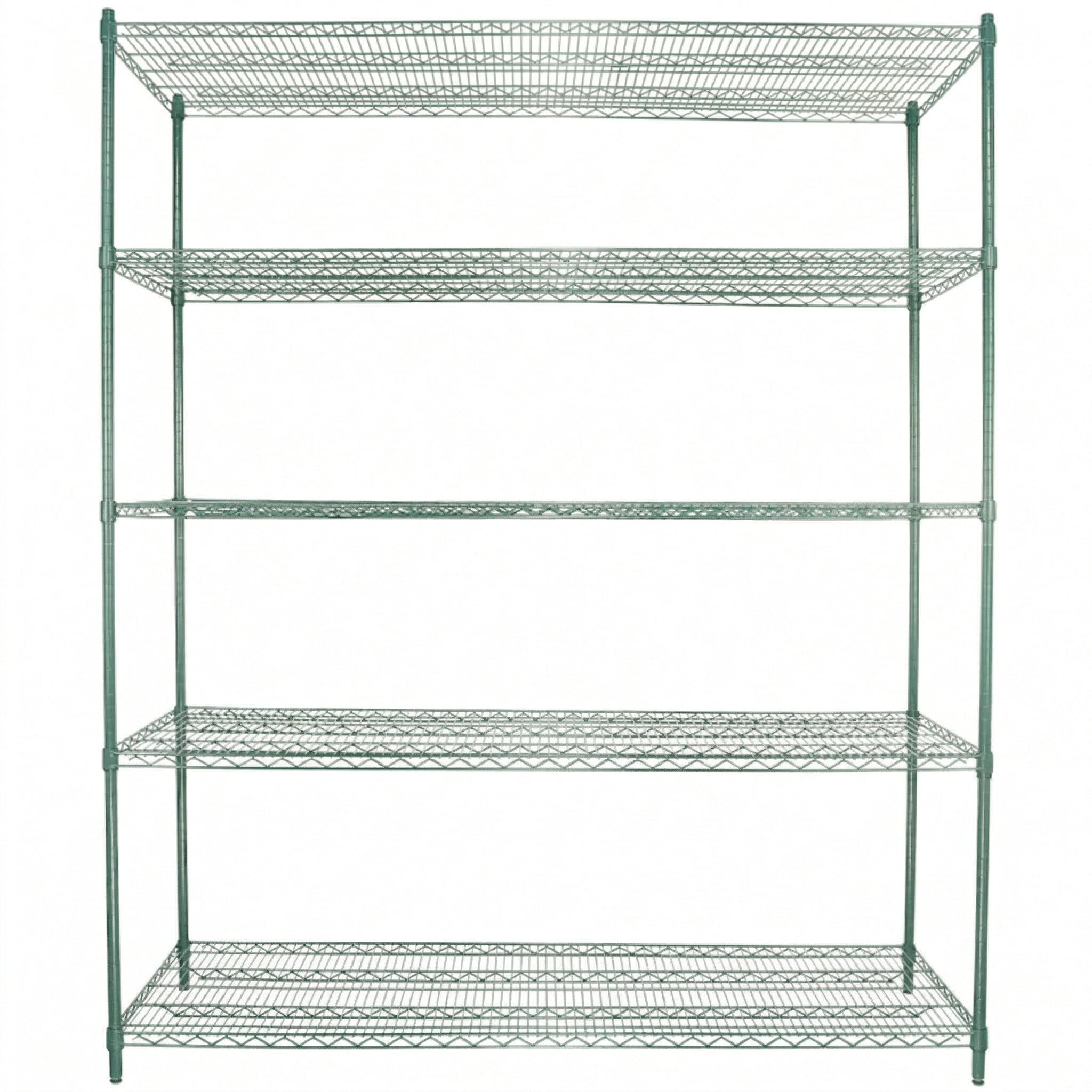Empura 72 x 24 Stainless Steel Wire Shelving Unit | Commercial Storage Rack Organizer with 5Tier Wire Shelf Design for Kitche