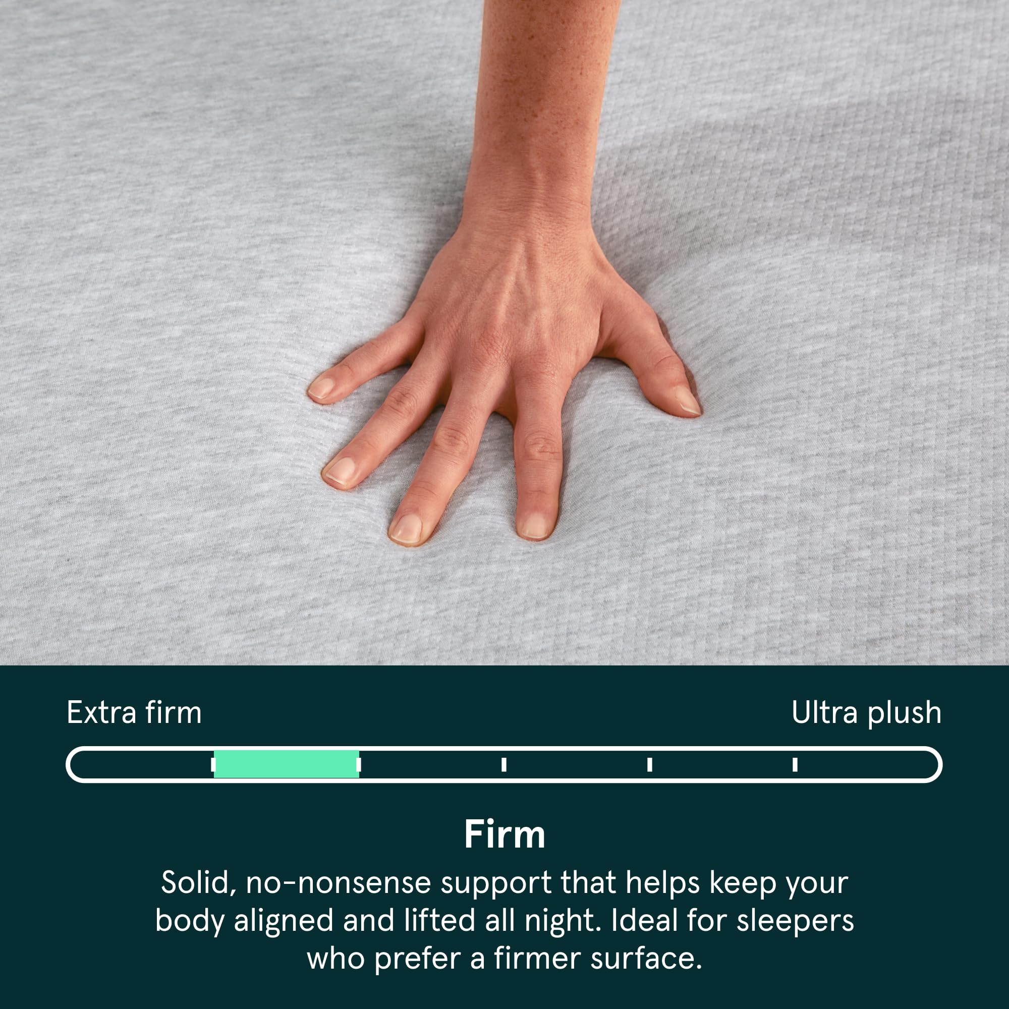 Nod by Tuft & Needle 6-Inch Twin Mattress  Adaptive Foam Bed in a Box  Responsive and Supportive  CertiPUR-US  100-Night Sleep Trial  10-Year Limited Warranty Grey