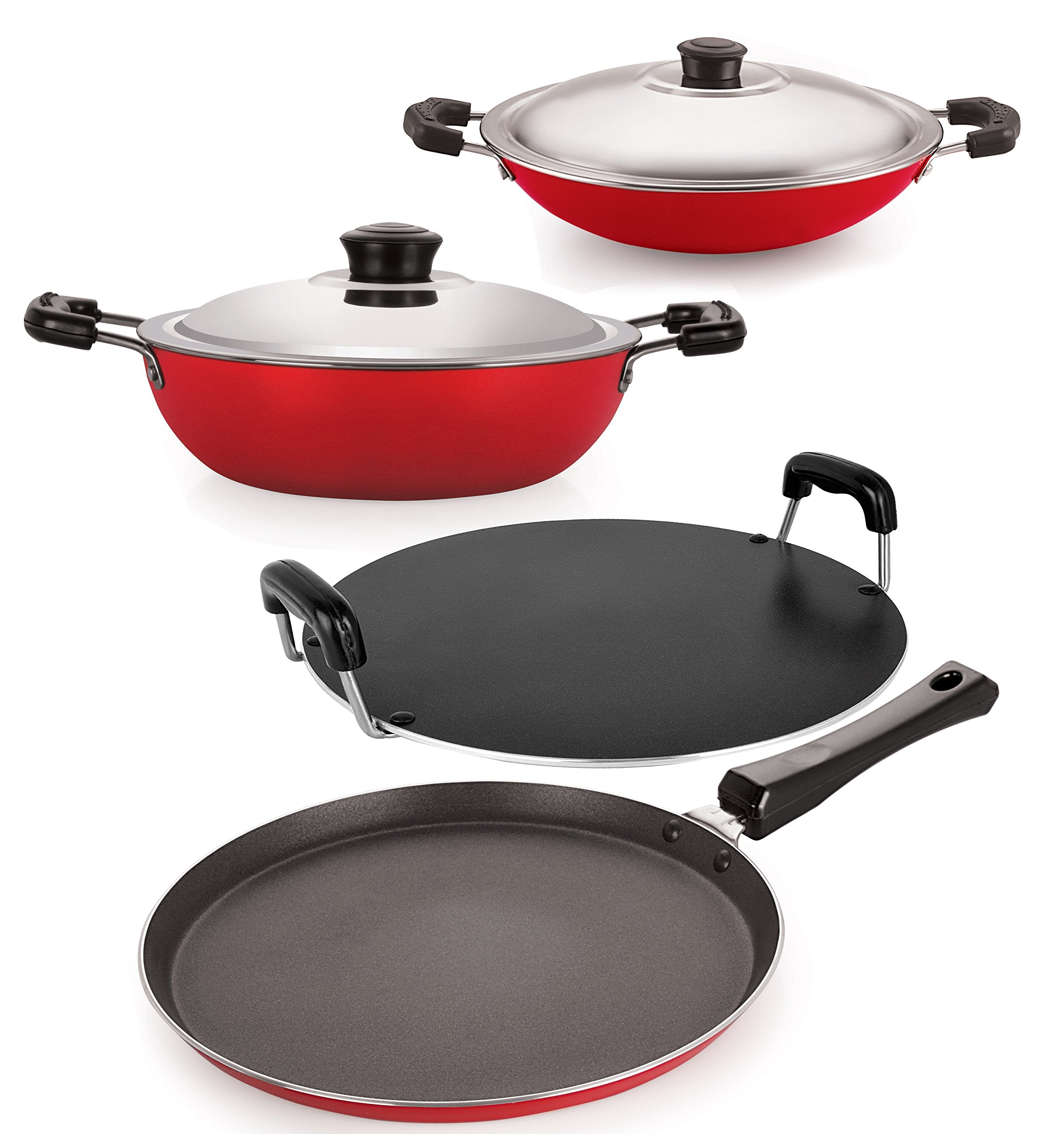 Nirlon NonStick Home And Kitchen Odor Free Kitchenware Combo Set