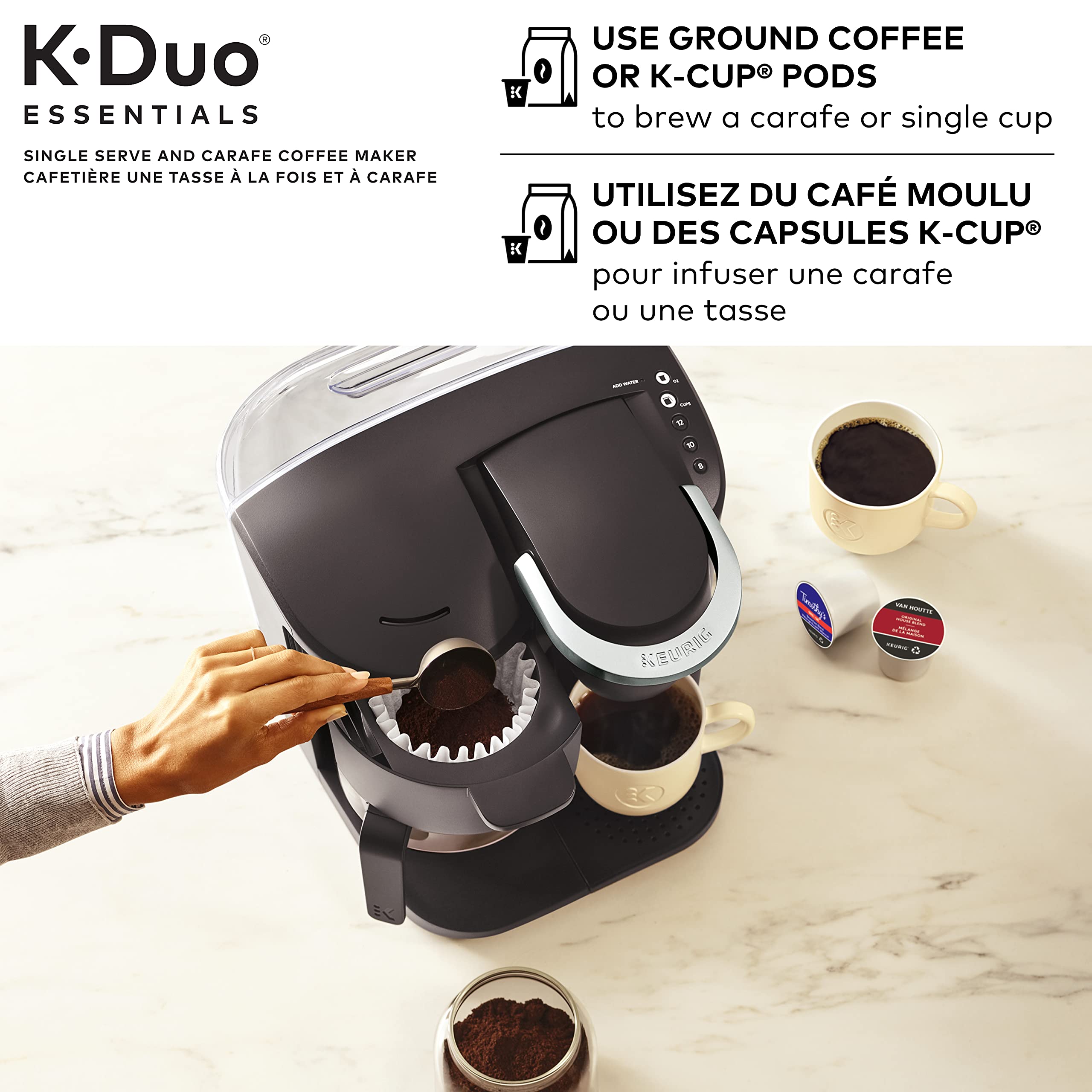 Keurig K-Duo Essentials K-Cup Pod Black