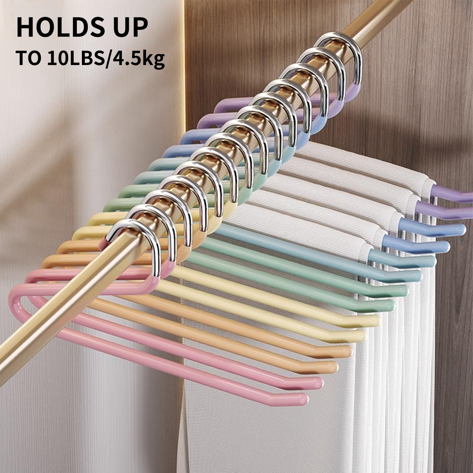 Slmt Pants Hangers For Women And Men, 28 Pack Jean Hangers For Closet, Open Ended Trouser Hangers, Rubber Coated Hangers Non Sli
