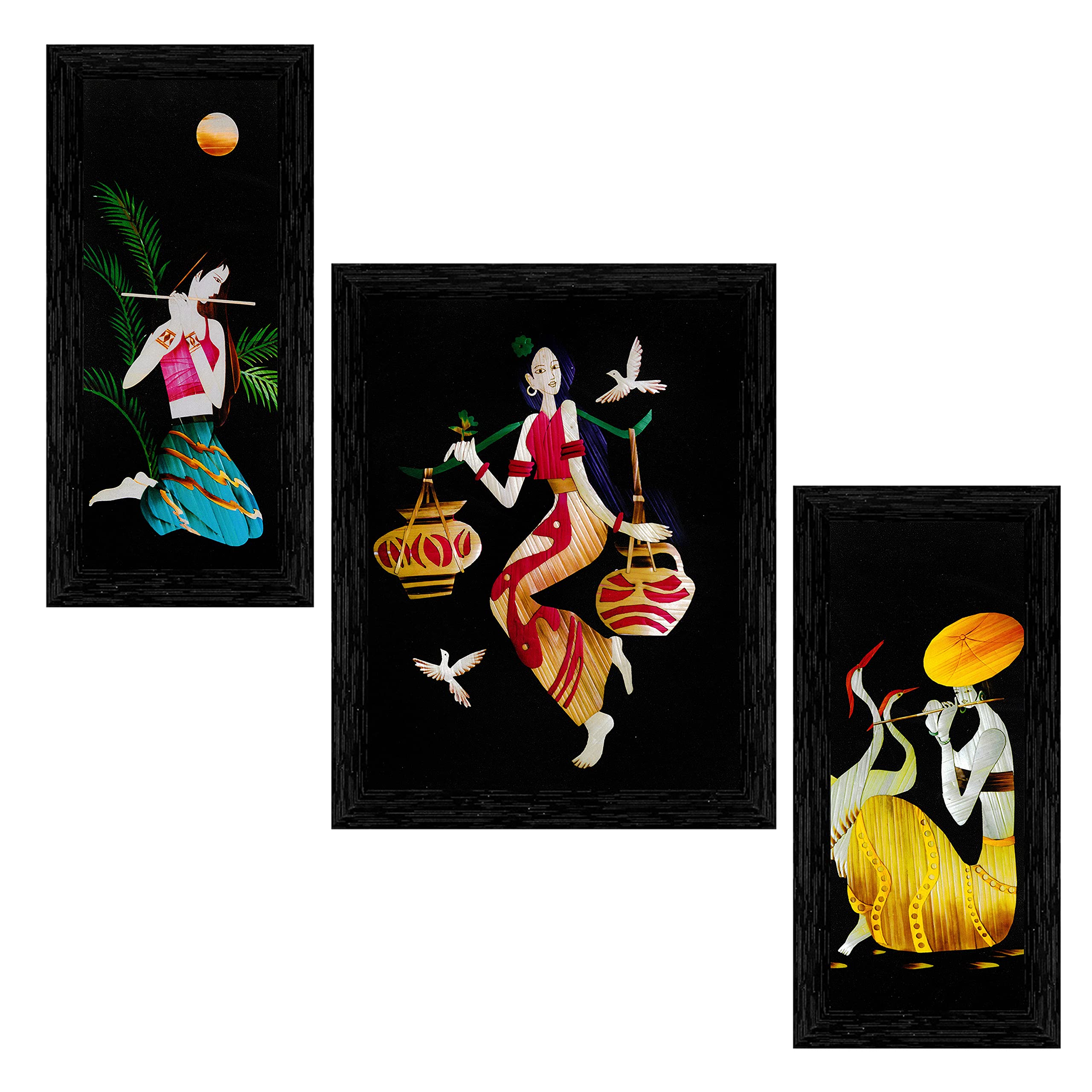 Indianara Still Rectangular Synthetic Wood Art Painting