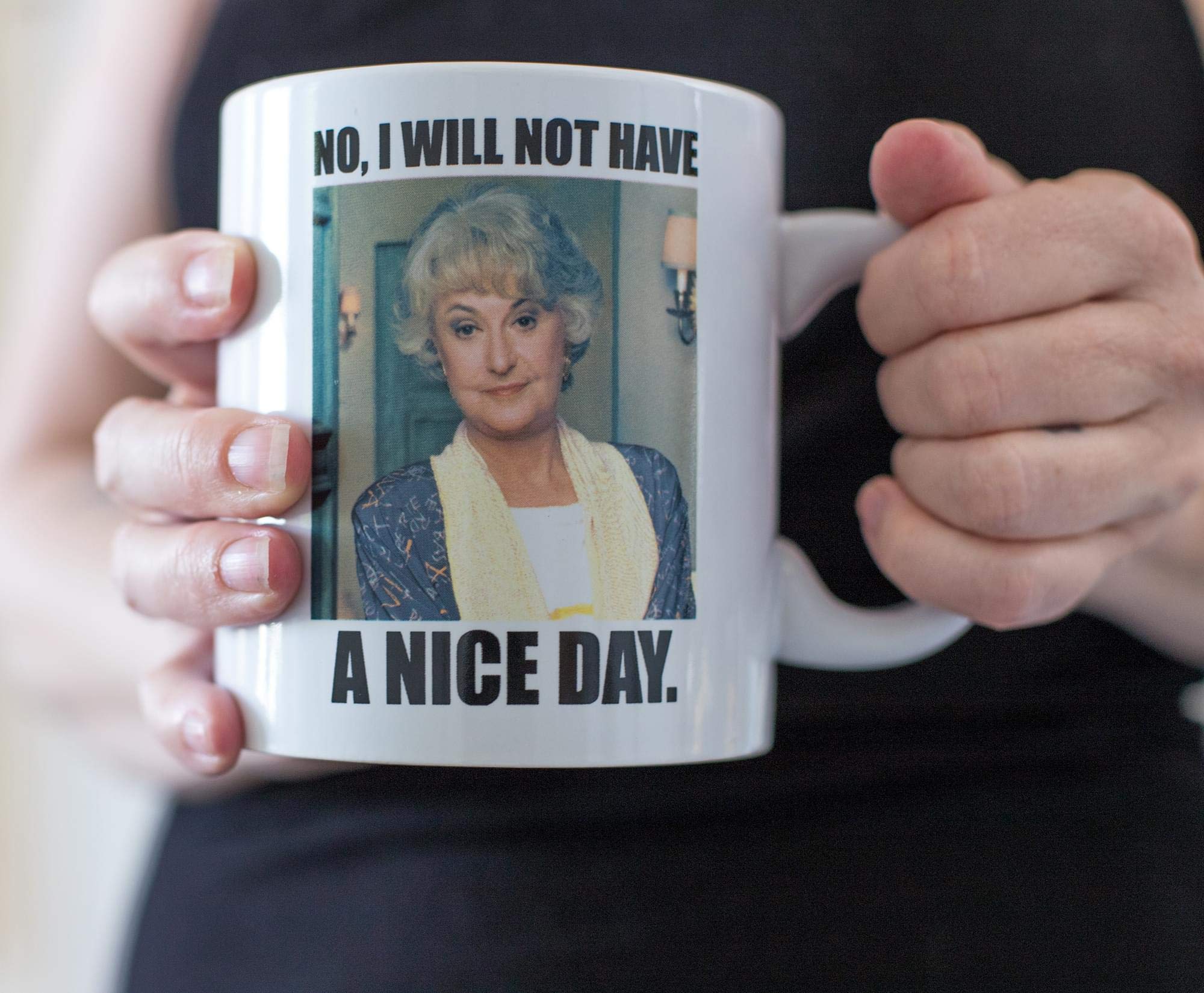 The Golden Girls Dorothy I Will Not Have A Nice Day 20Oz Ceramic Mug Toynk Exclusive