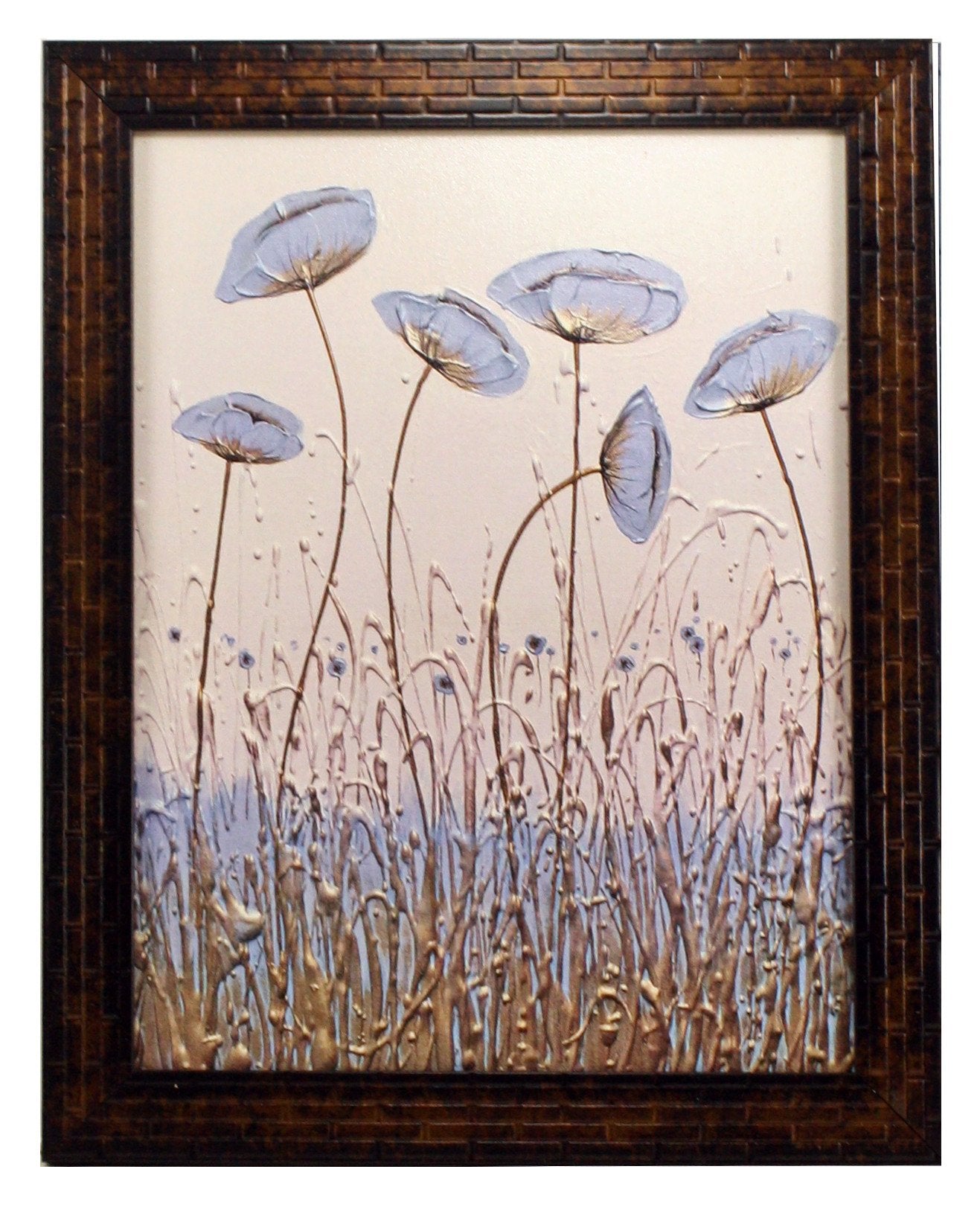 Indianara 3 PC Set of Floral Paintings (multicolor1093)