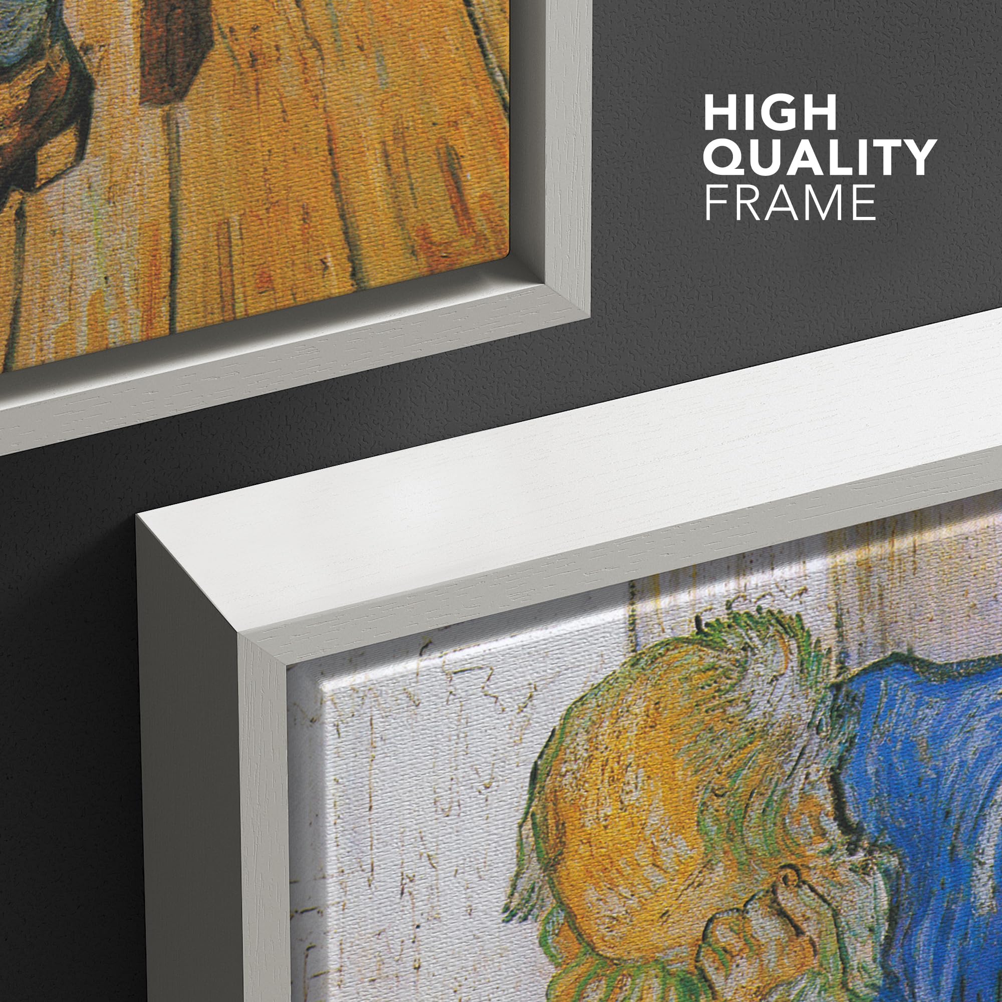 Wall26 Framed Canvas Print Wall Art Sorrowing Old Man By Master Artist Vincent Van Gogh Nature Wilderness Illustrations Fine Art