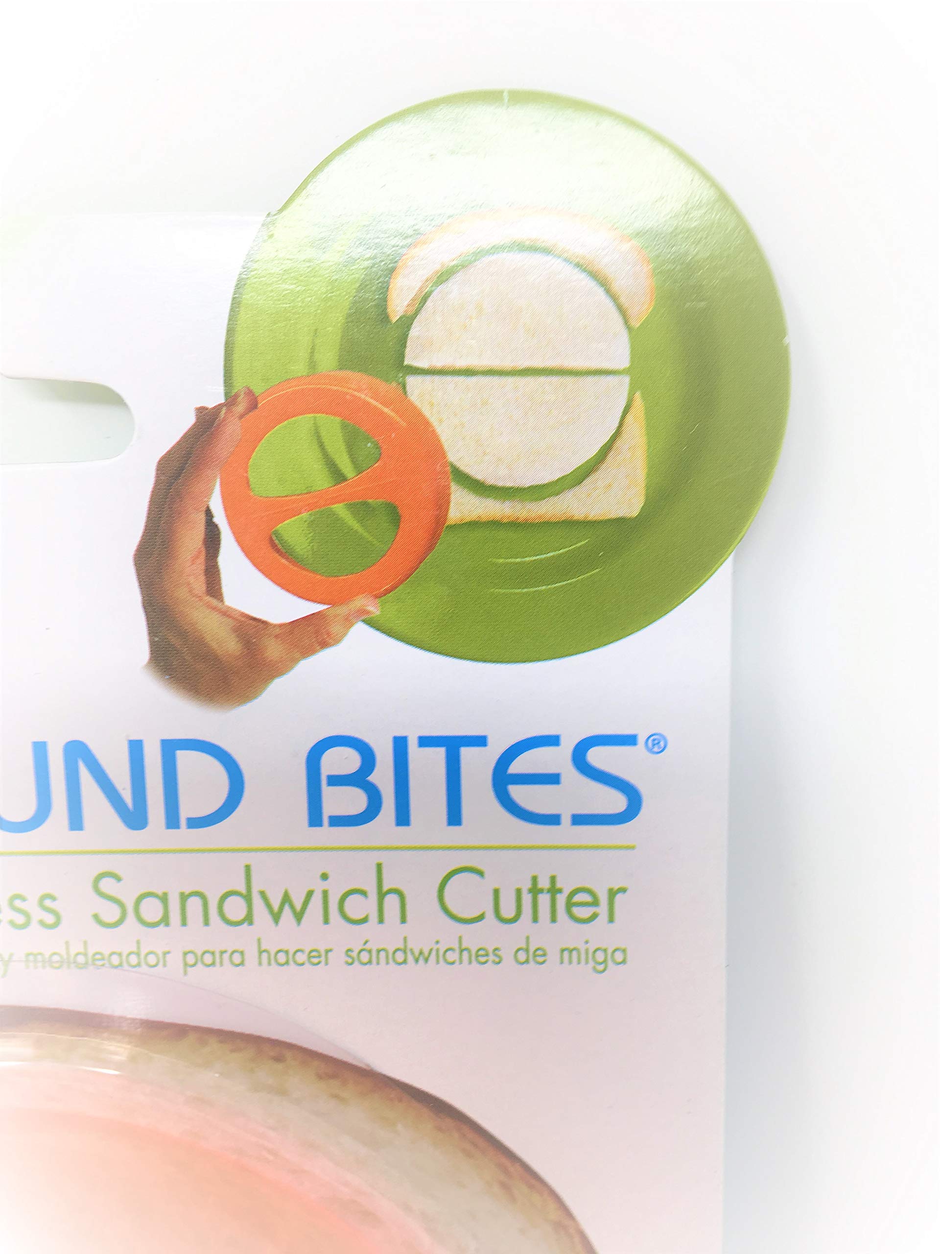 Sandwich Cutters Round Bites Translucent In Orange