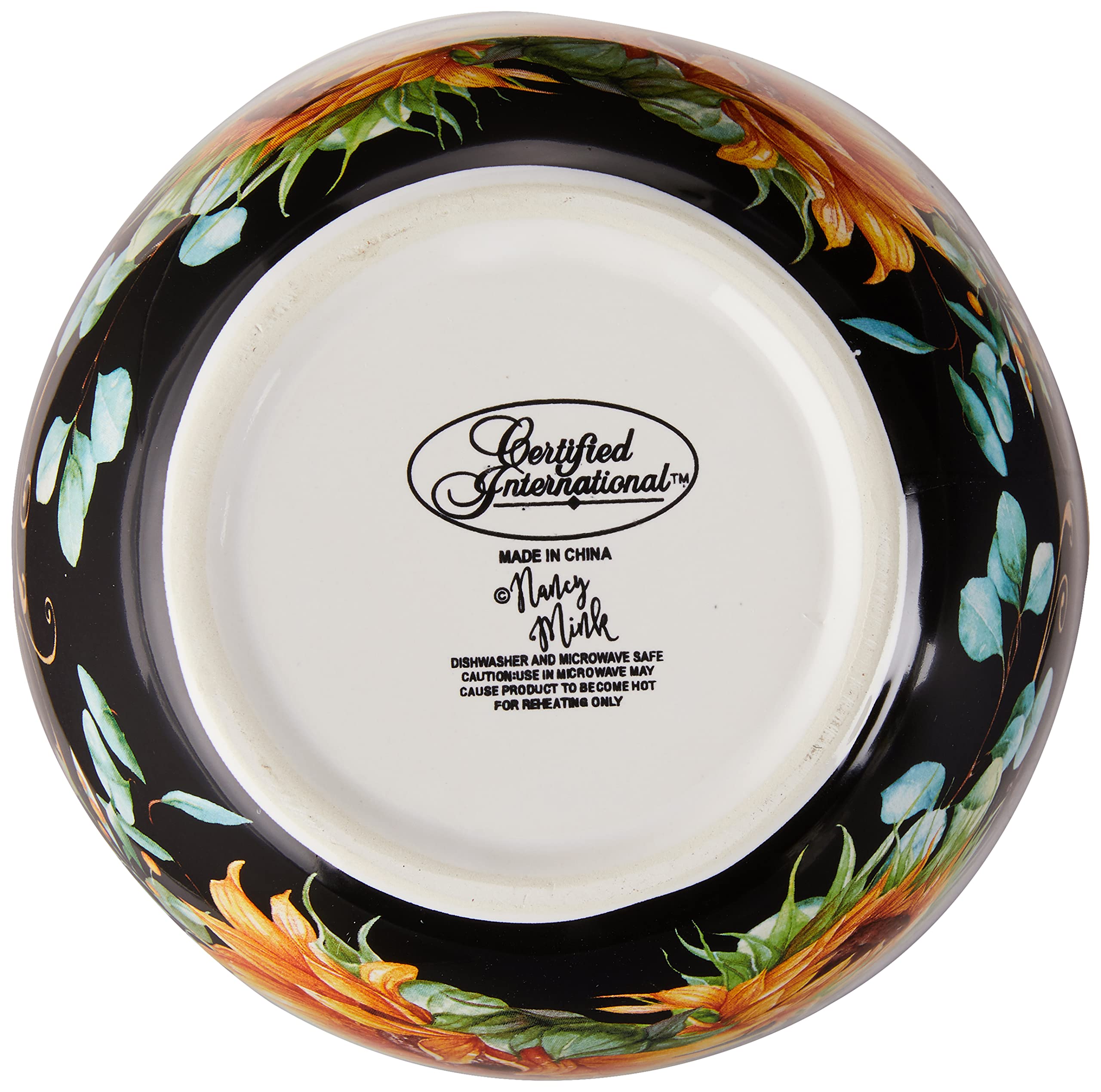 Certified International Sunflower Fields 5.25'' Ice Cream/Dessert Bowls, Set Of 4, Multi Colored