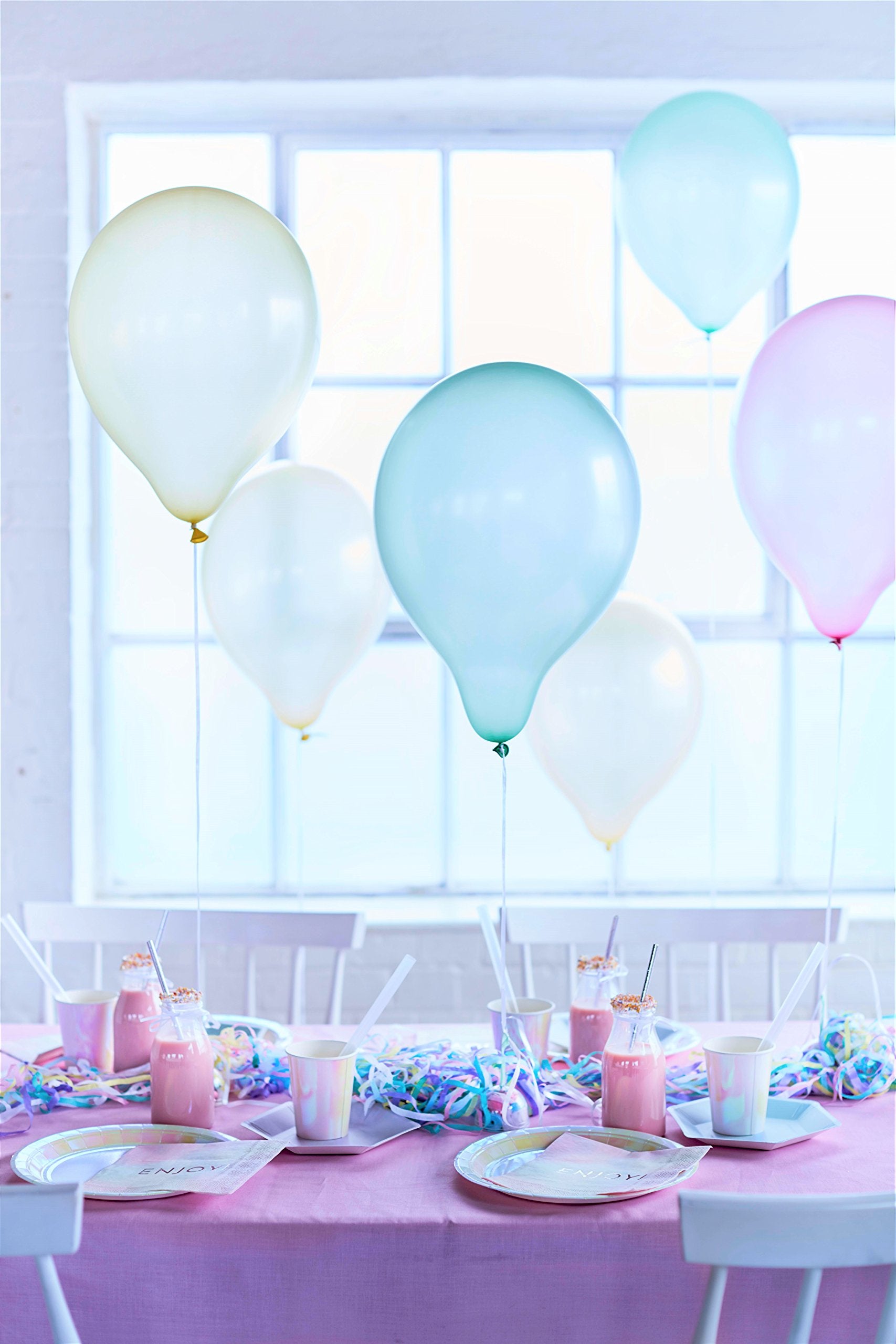 Talking Tables We Heart Pastel Iridescent Shiny Paper Cups For A Birthday Party, Unicorn Party, Or Children'S Party, Pink (12 Pa