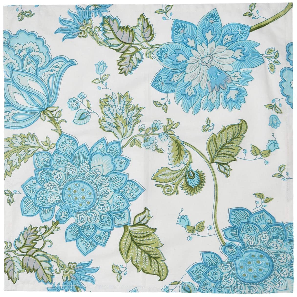 Guru Jee Cotton Napkins Set Of 6 Floral 18X18 Inch Dinner Napkins Table Cloth Napkin Printed Cotton Napkins Washable Table Napki