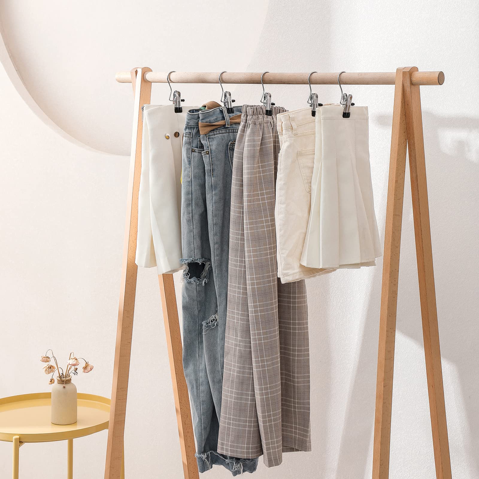 Frezon 30 Pack Boot Hanger For Closet, Laundry Hooks With Clips, Boot Holder, Hanging Clips, Portable Multifunctional Hangers Si