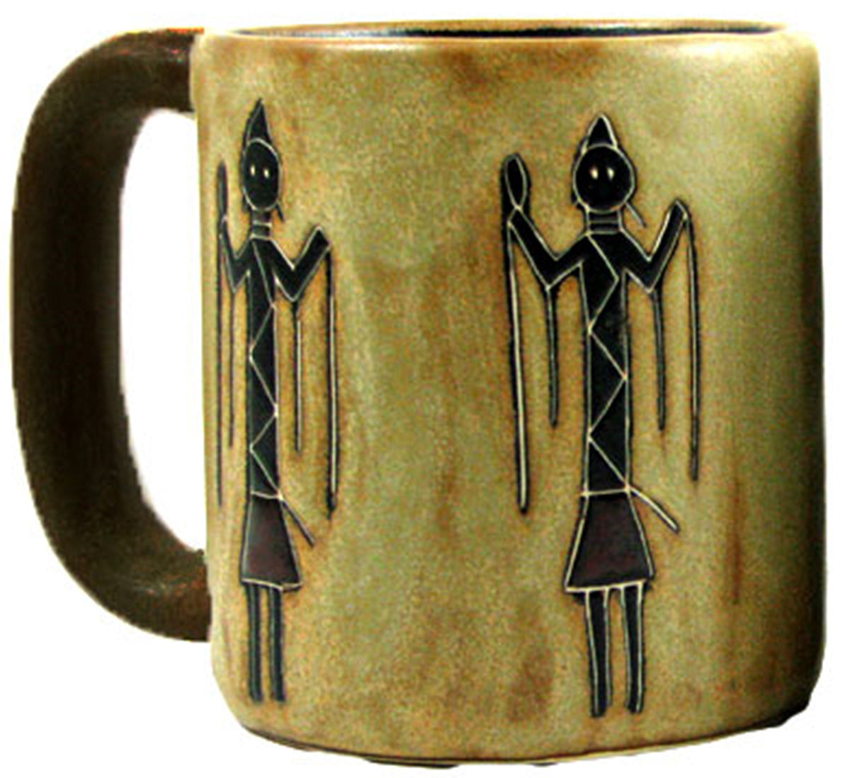 Mara Stoneware Mug - Yei Figures - 16 Oz