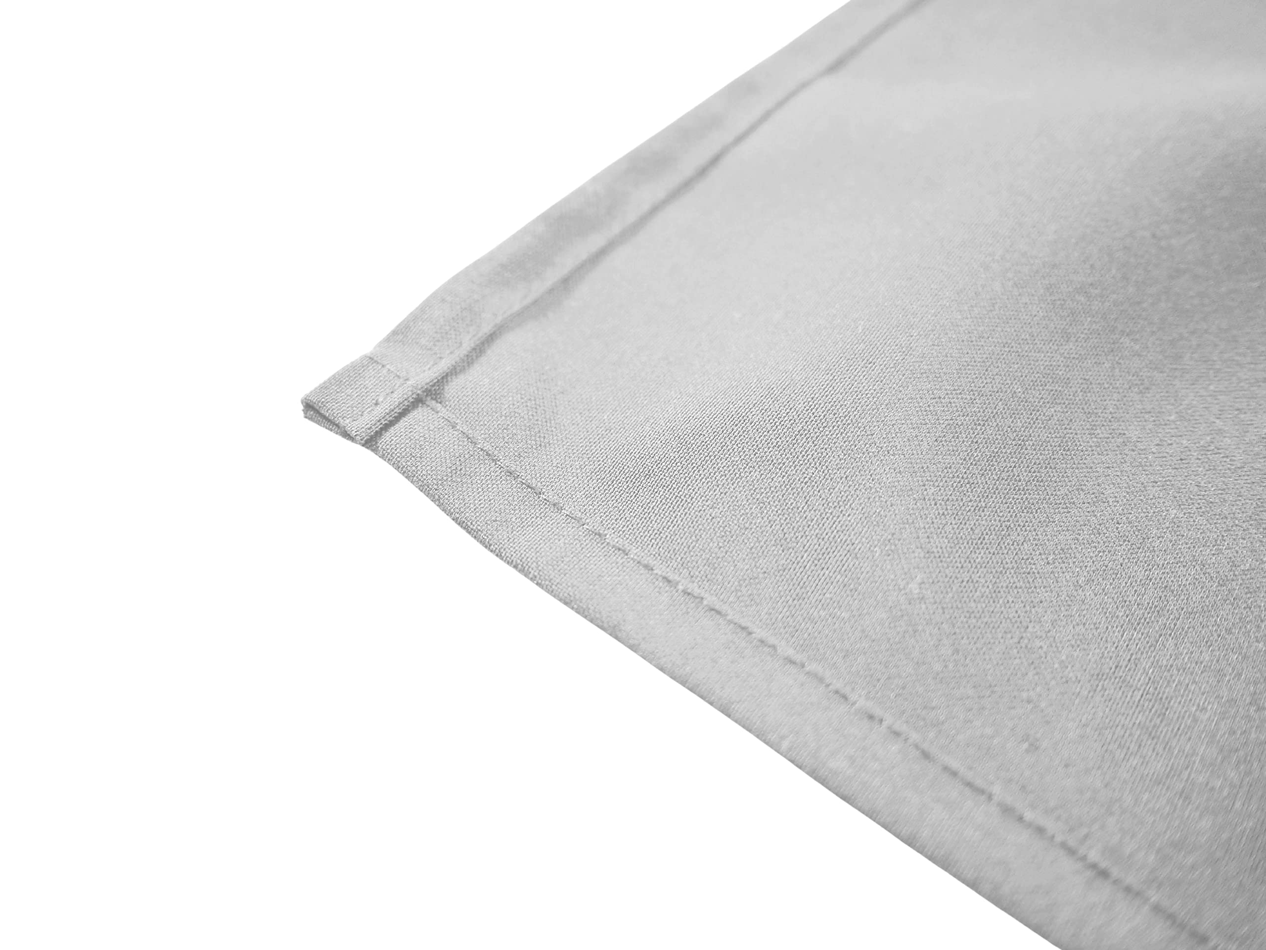 Weavric Cloth Dinner Napkin Bulk, Set Of 12, 20 X 20 Inches, Washable Reusable Gray Table Napkins With Hemmed Edge For Wedding,