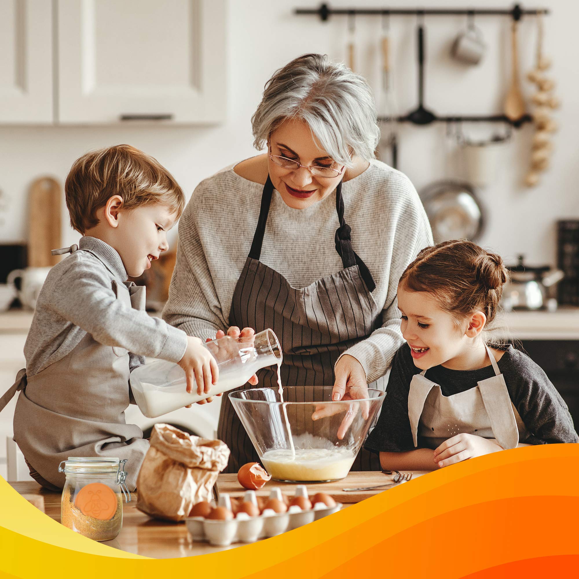 ENOLVO Terracotta Brown Sugar Saver- Brown Sugar Keeper Disc to Maintain Food Moisture in Storage Container - Terra Cotta Bear S