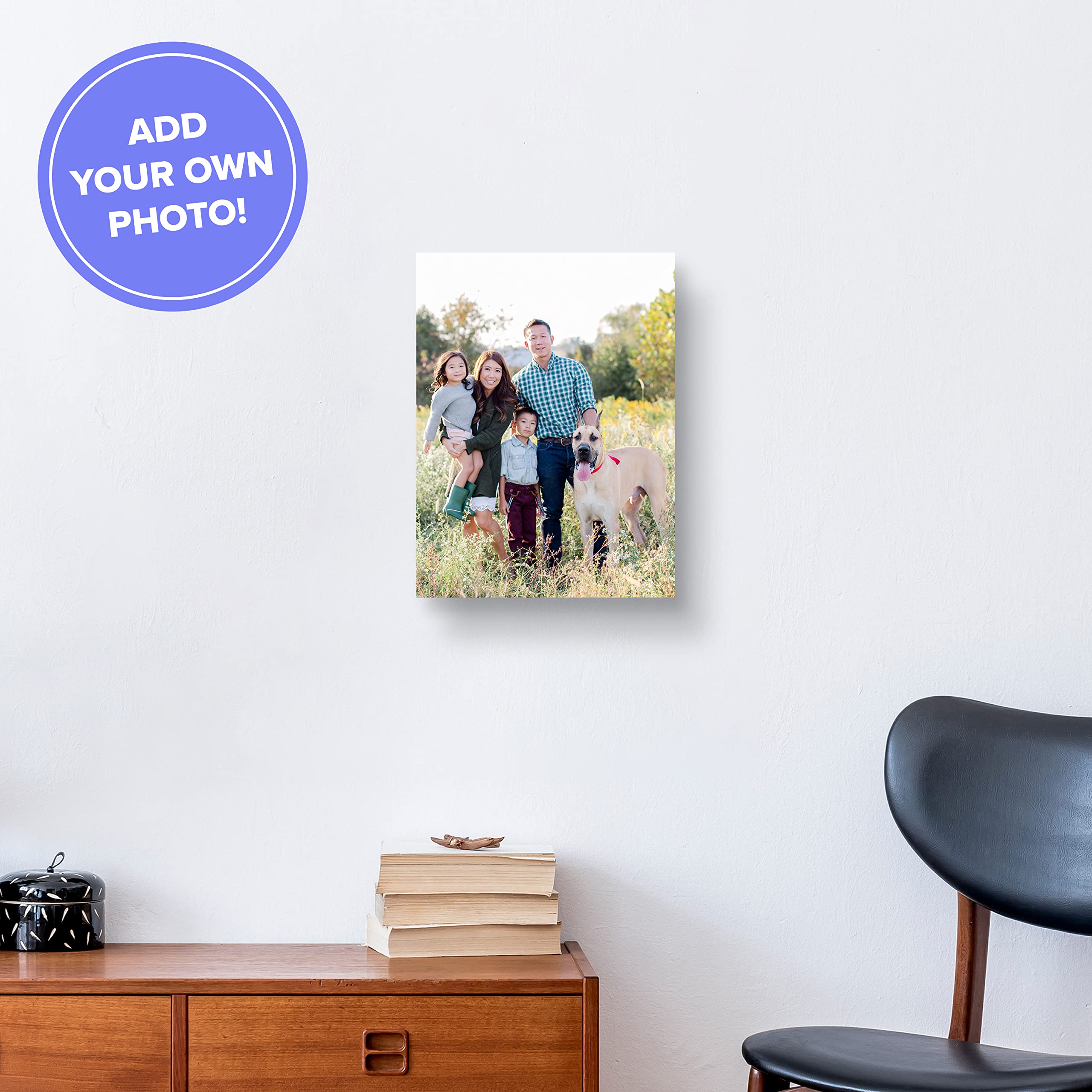 Let'S Make Memories Custom Photo Canvas - Personalized Home D  Cor - Portrait - Premium Quality Wall Art - 9X12