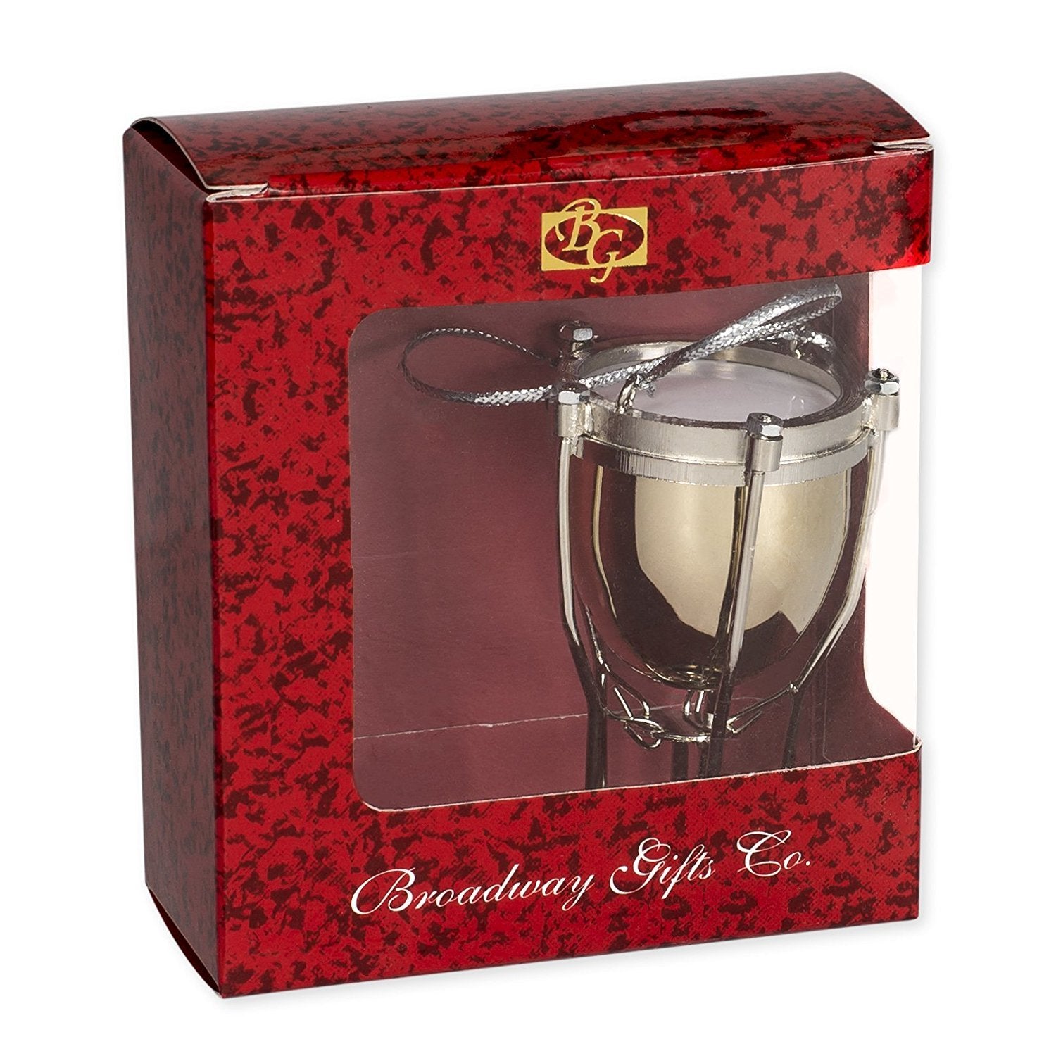 Broadway Gifts Tympani Instrument Christmas Tree Ornament 3 inches