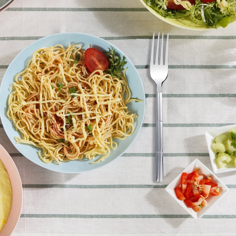 Lesbin 30-Piece Stainless Steel Flatware Silverware, Service For 6