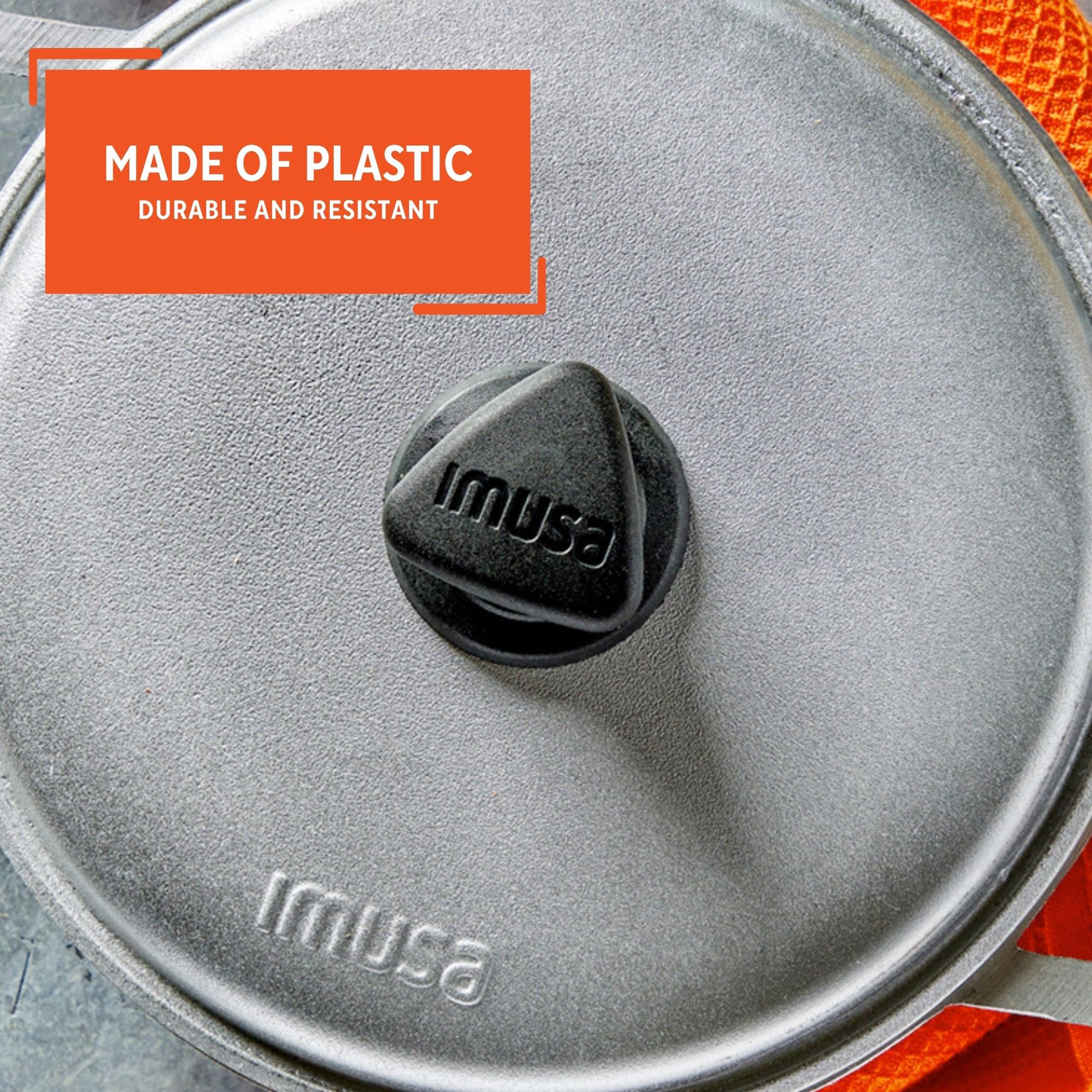 Imusa Large Spare Triangle Knob Set For Calderos,Black