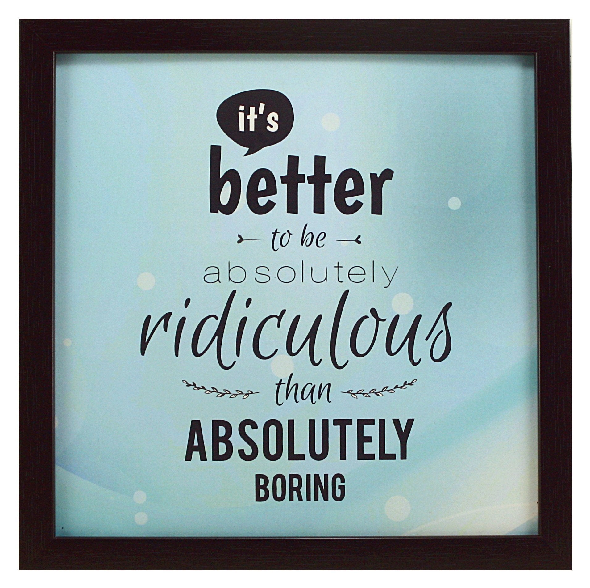 Indianara 3 Piece Set of Framed Wall Hanging Motivational Office Decor Art Prints 8.7 INCH X 8.7 INCH Without Glass