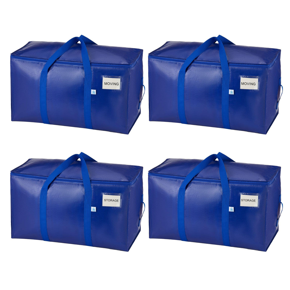 Veno 4 Pack Moving Bags, Upgraded Heavy Duty, Moving Boxes Alternative, Packing Storage Supplies For Dorm Room Essentials With Z