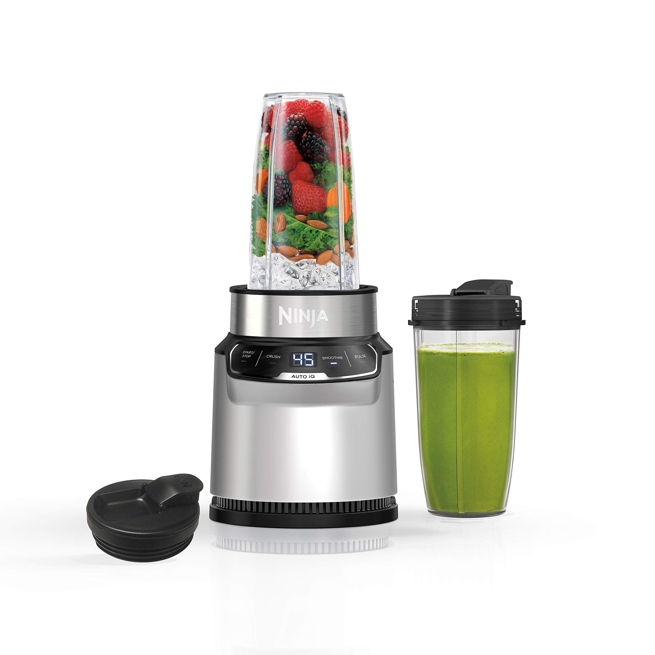 Ninja Bn401 Nutri Pro Compact Personal Blender, Auto-Iq Technology, 1000-Peak-Watts, For Frozen Drinks, Smoothies, Sauces & More